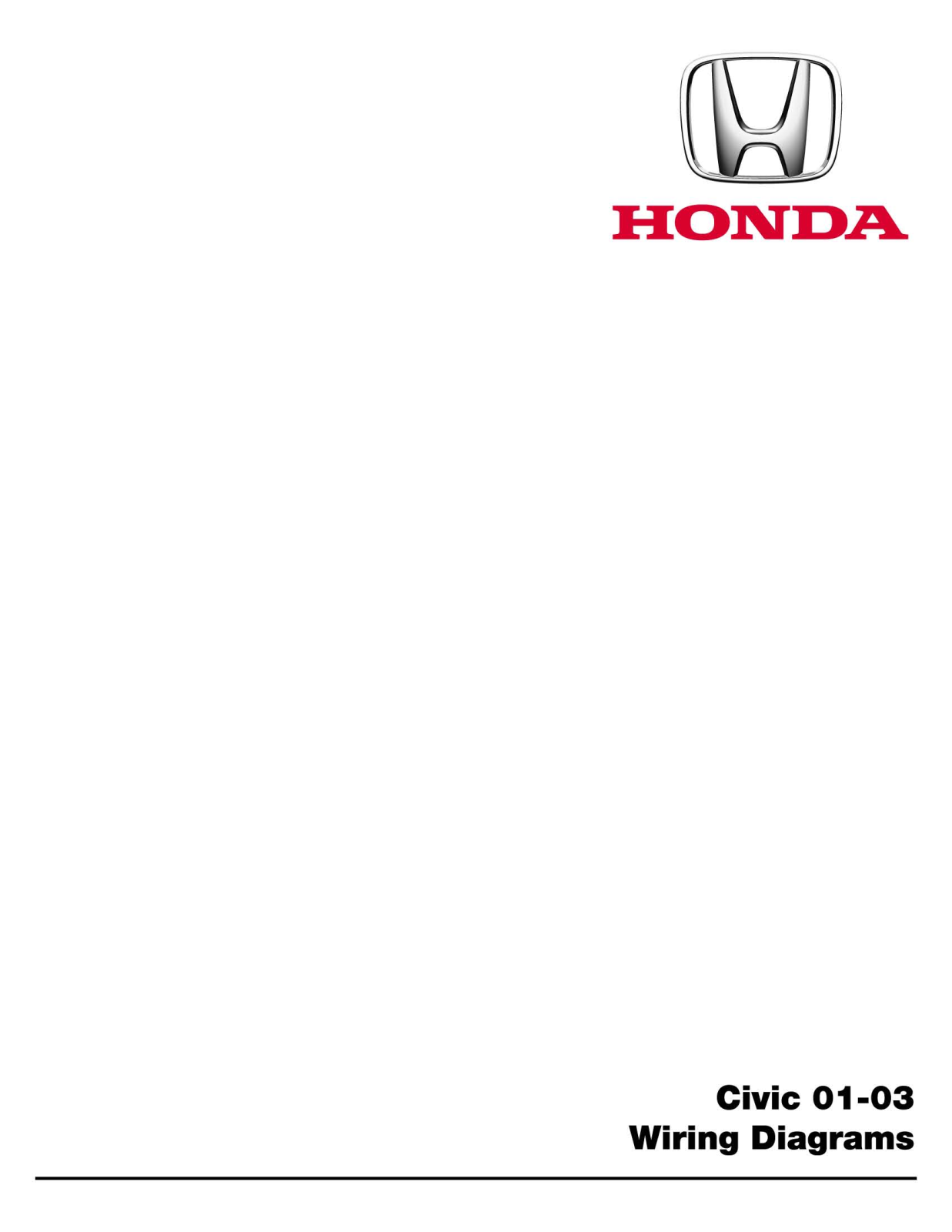 Honda Civic 2001 2003 User Manual