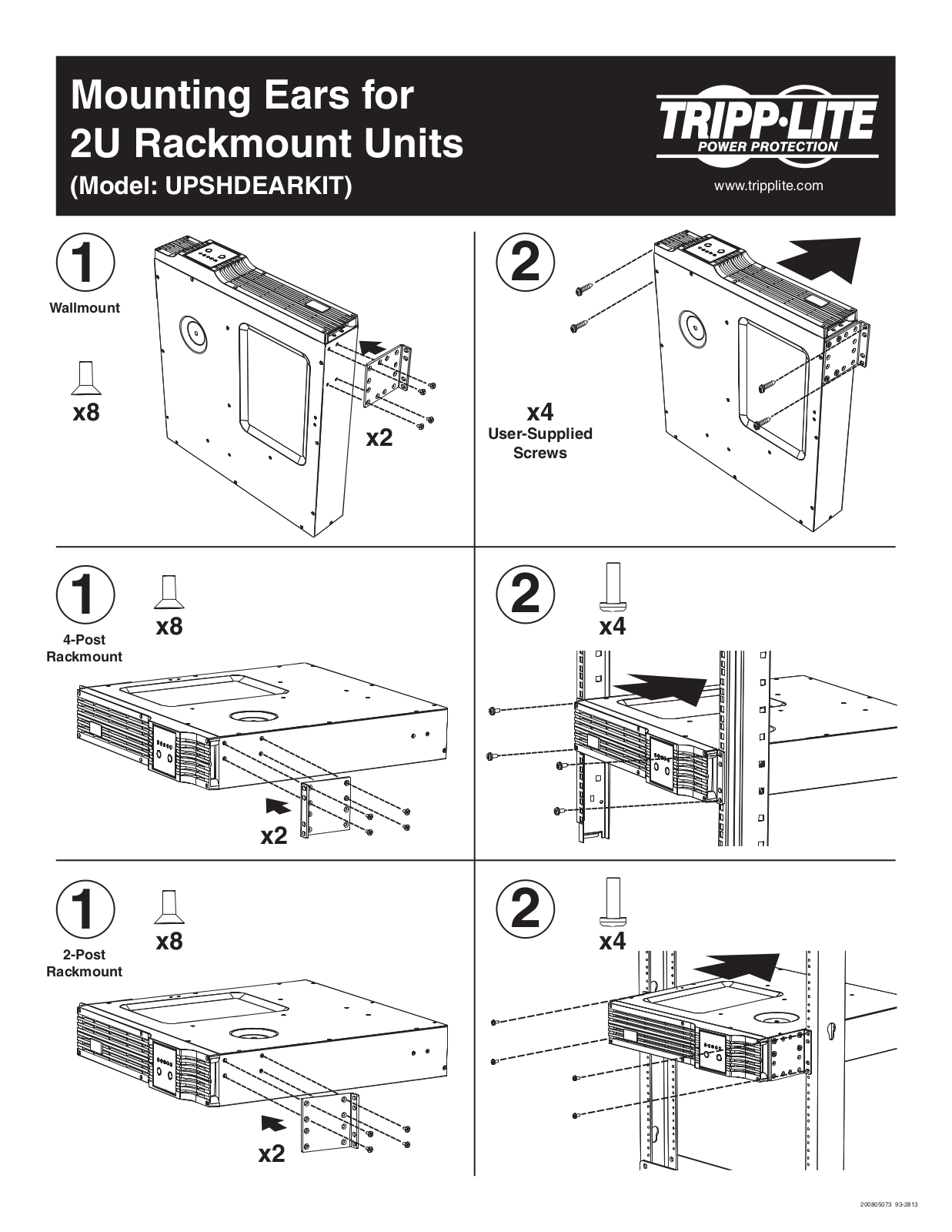 Tripp Lite UPSHDEARKIT User Manual