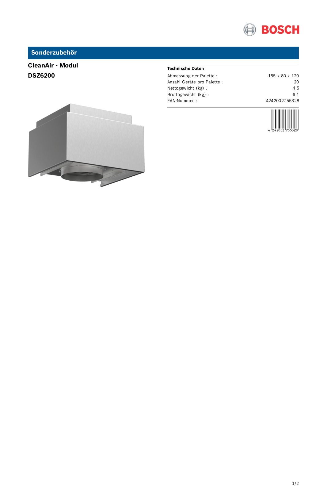 Bosch DSZ6200 User Manual