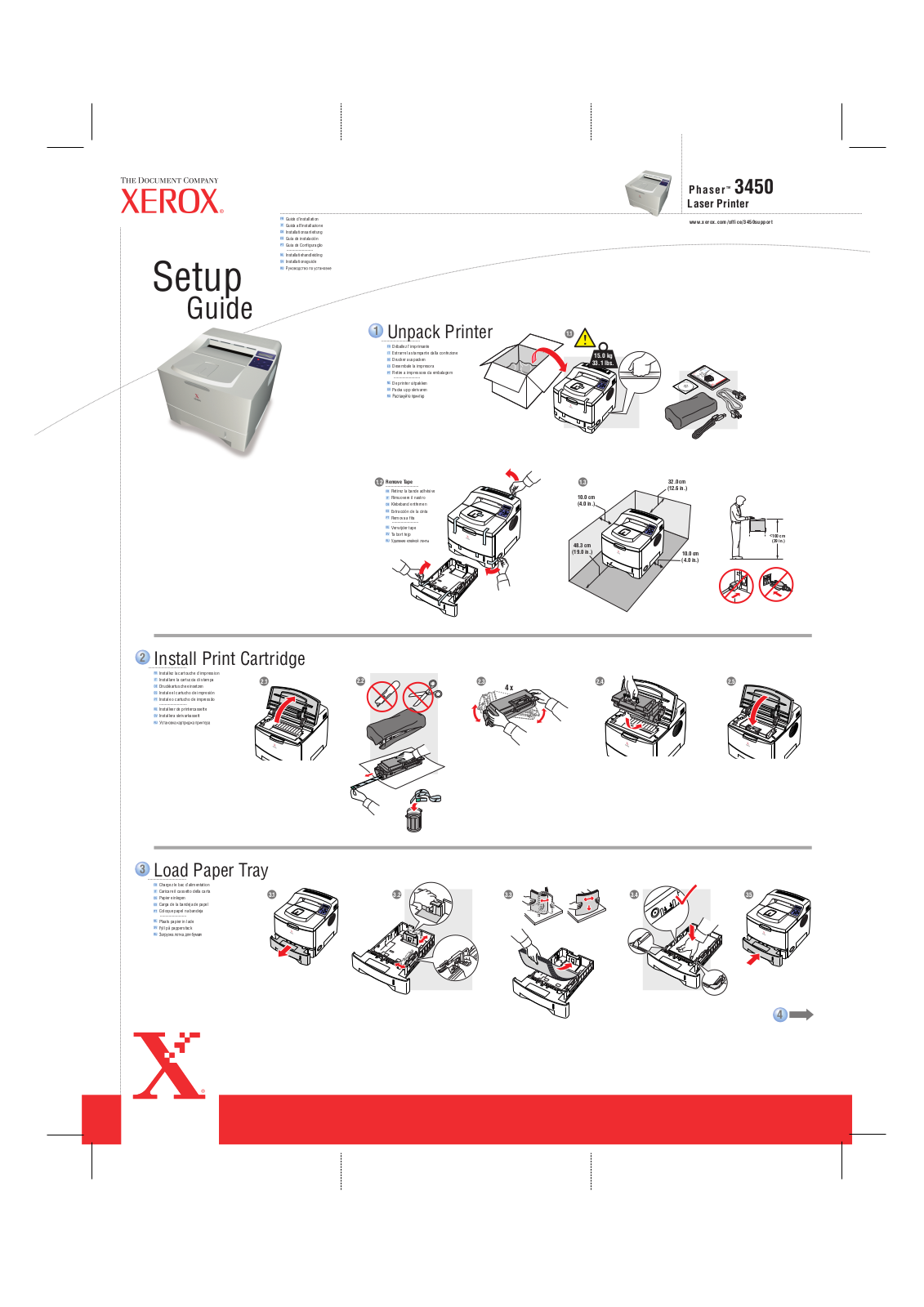 Xerox PHASER 3450 User Manual