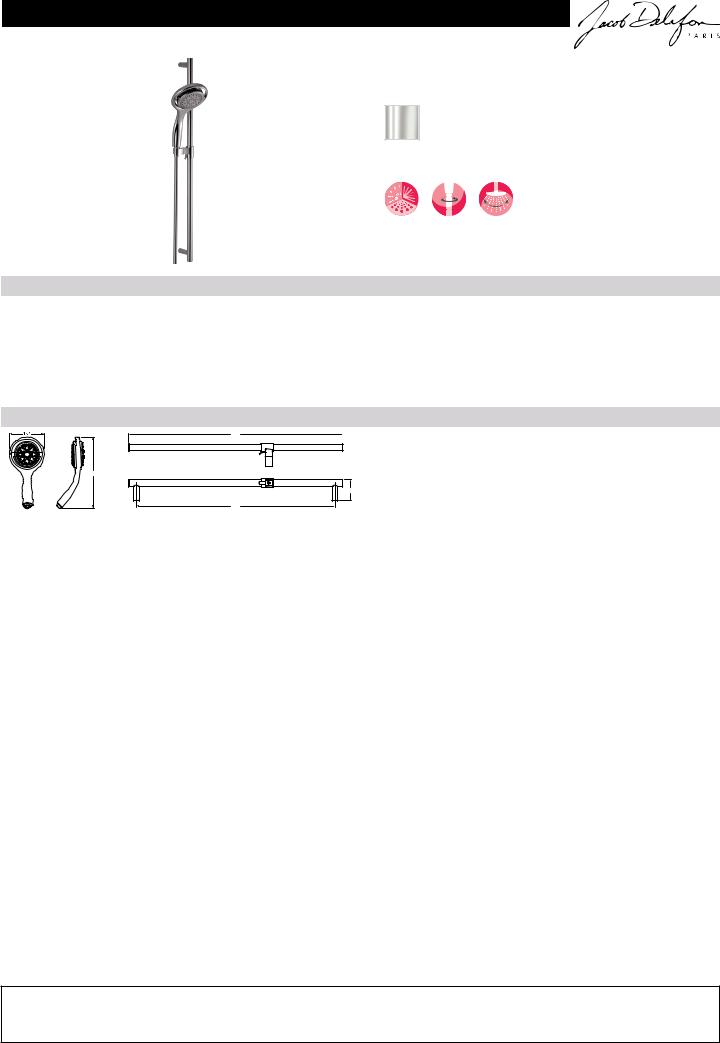 Jacob Delafon FLIPSIDE E15865-CP Datasheet