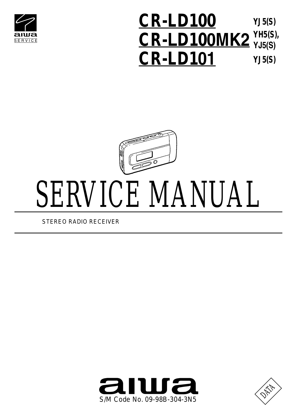 Aiwa CR-LD100, CR-LD100MK2, CR-LD101 Service Manual