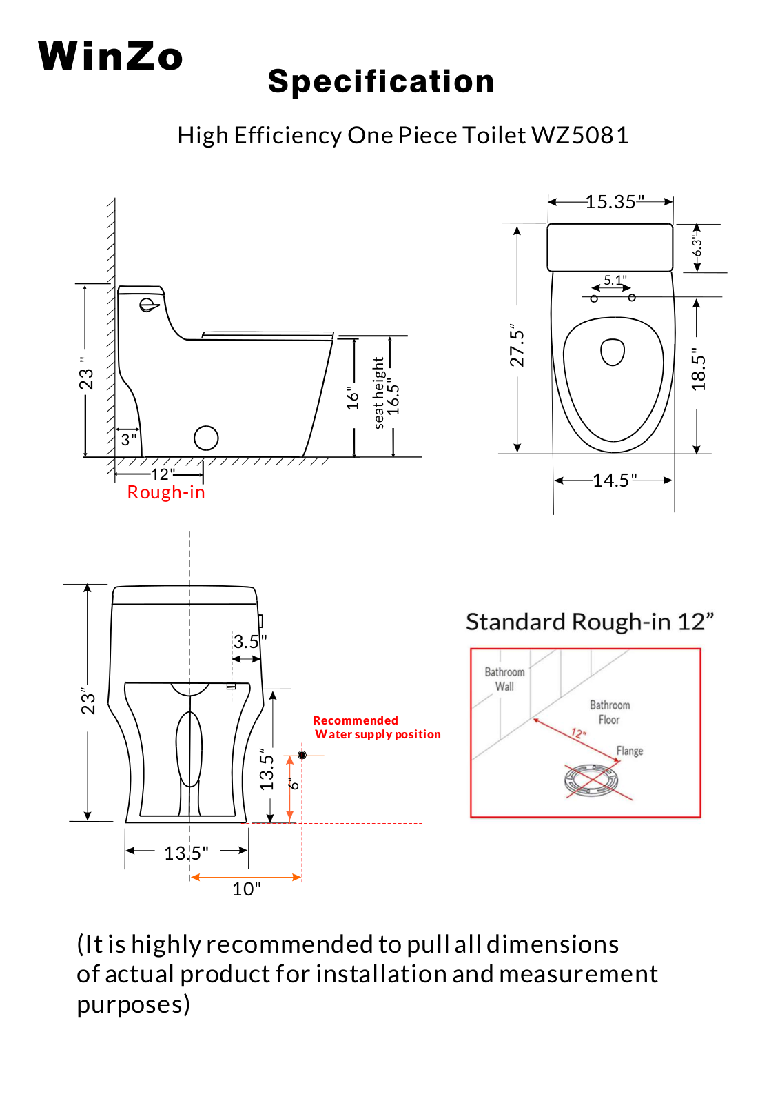 WinZo INSX1027 Specifications - ManualMachine.com