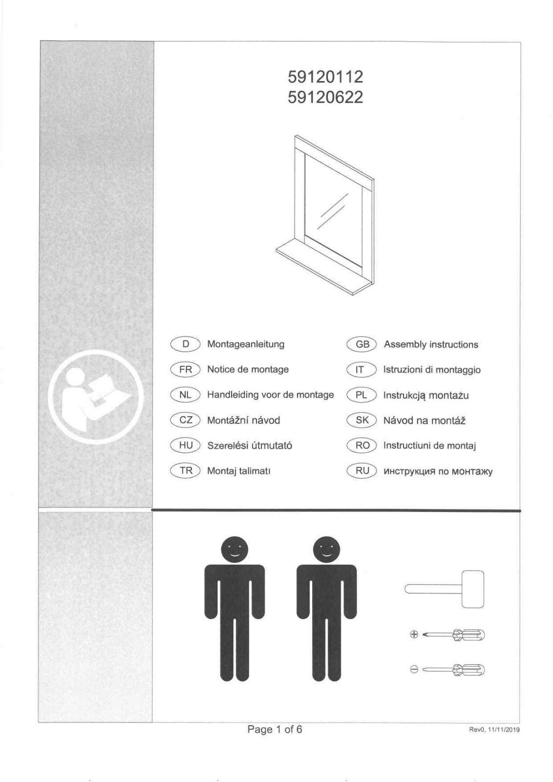 Home affaire Kira Assembly instructions