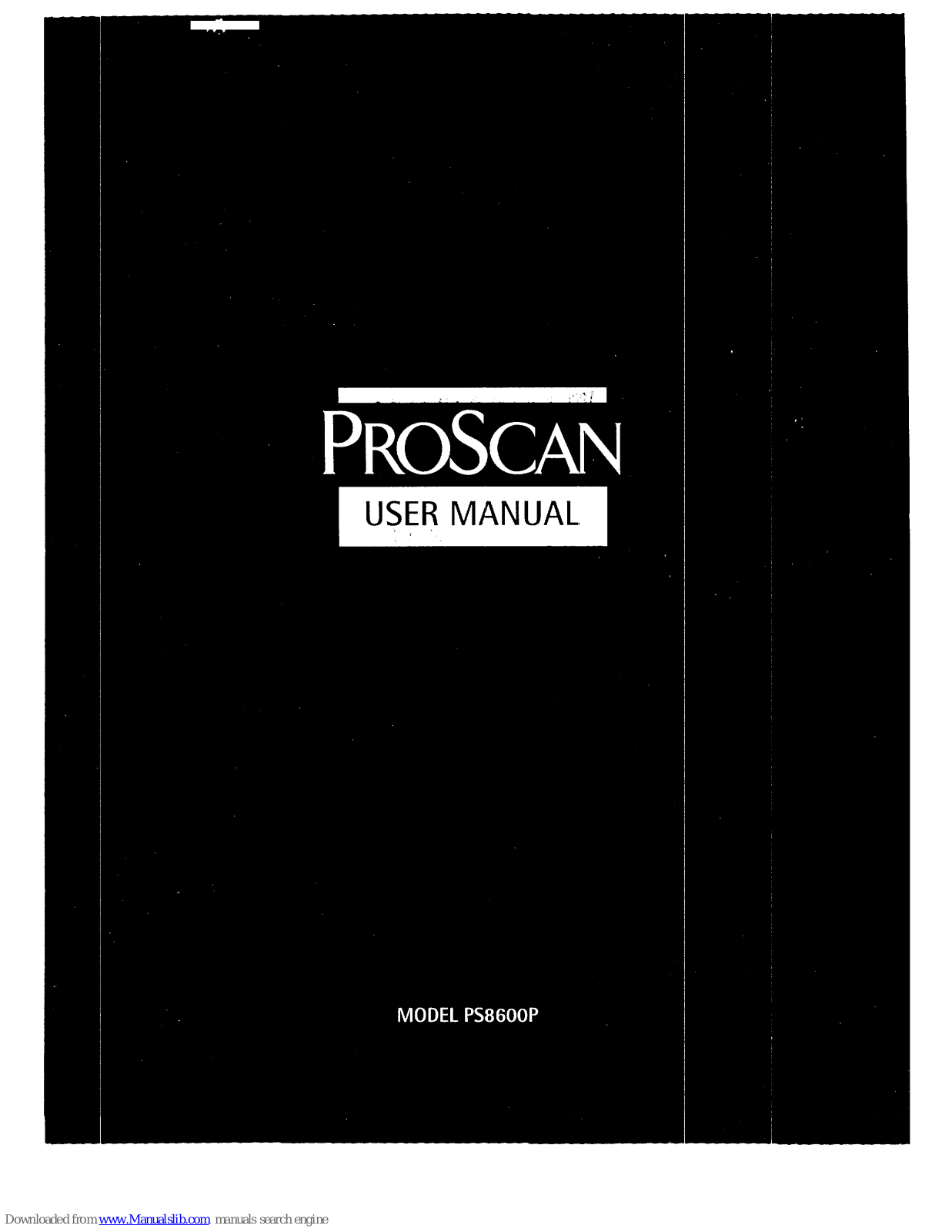 ProScan PS8600P User Manual - ManualMachine.com