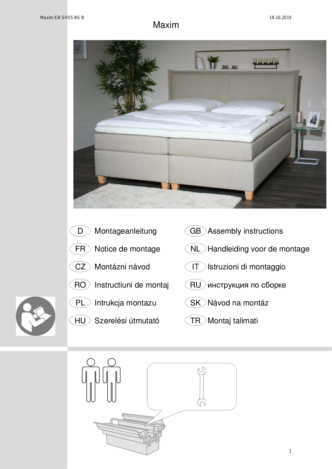 Home affaire Maxim Assembly instructions