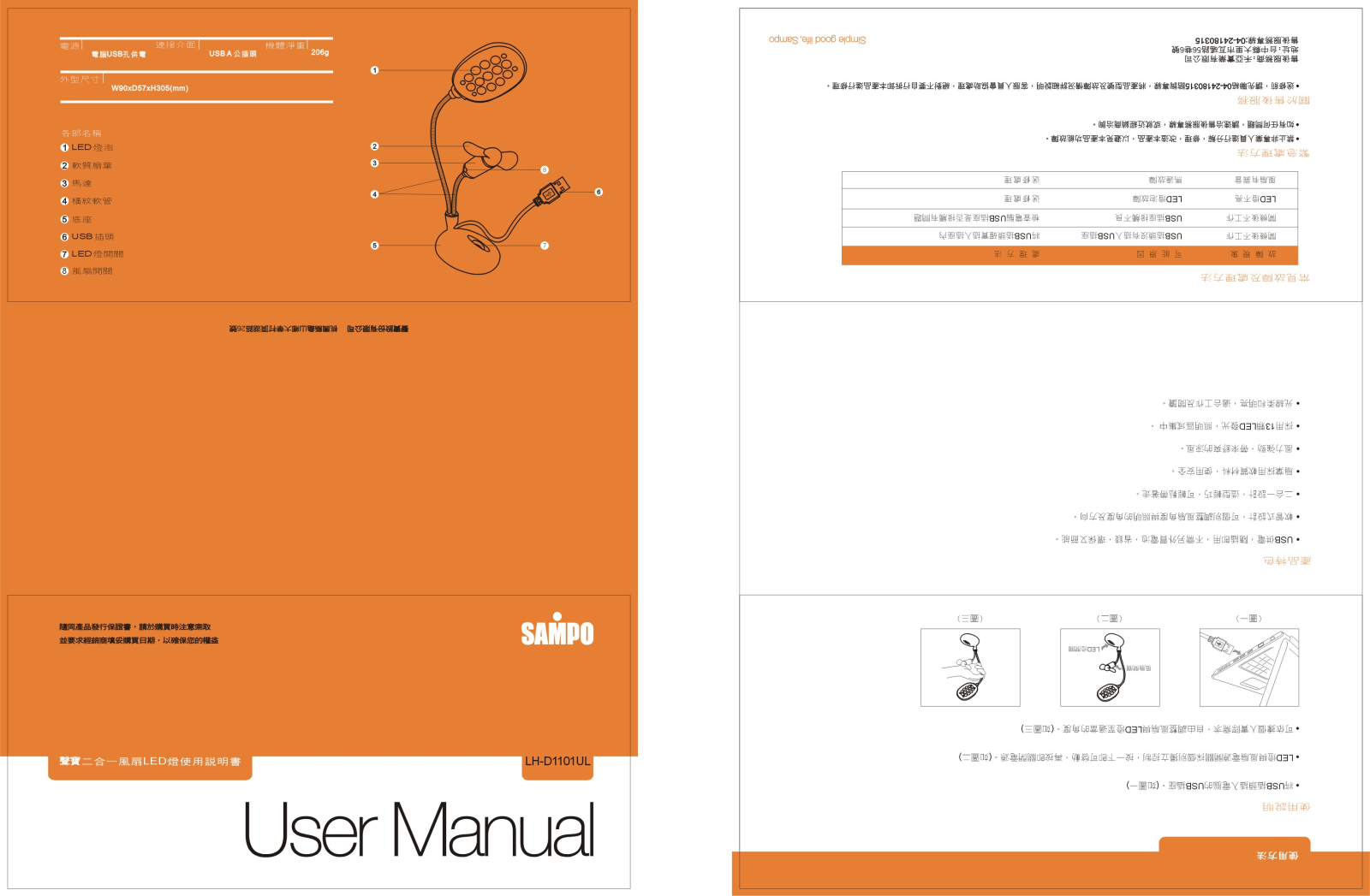 SAMPO LH-D1101UL User Manual