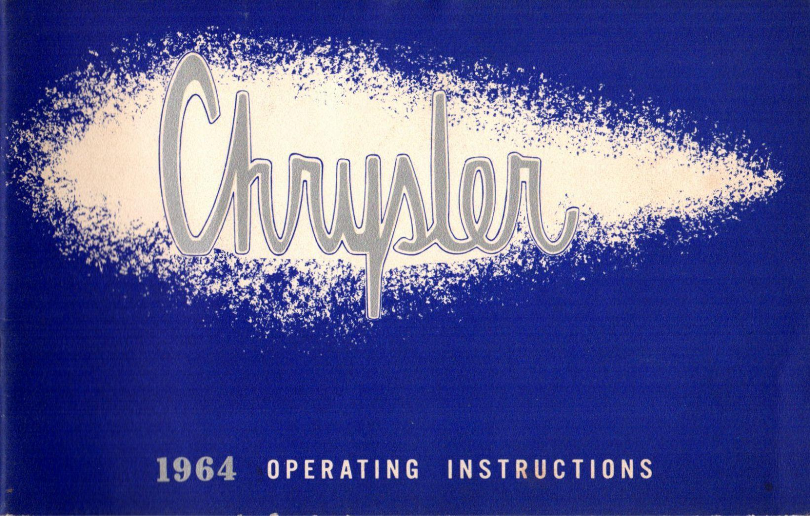 Chrysler 1964 Operating Instructions