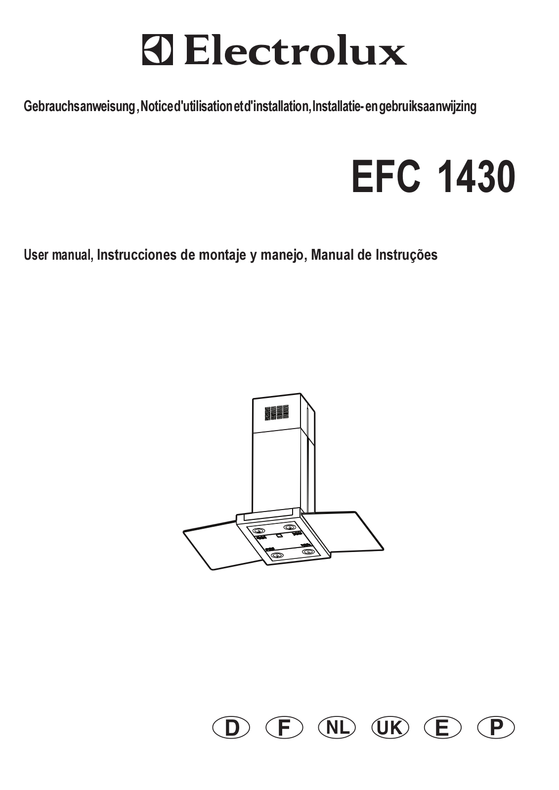 electrolux EFC1430 User Manual