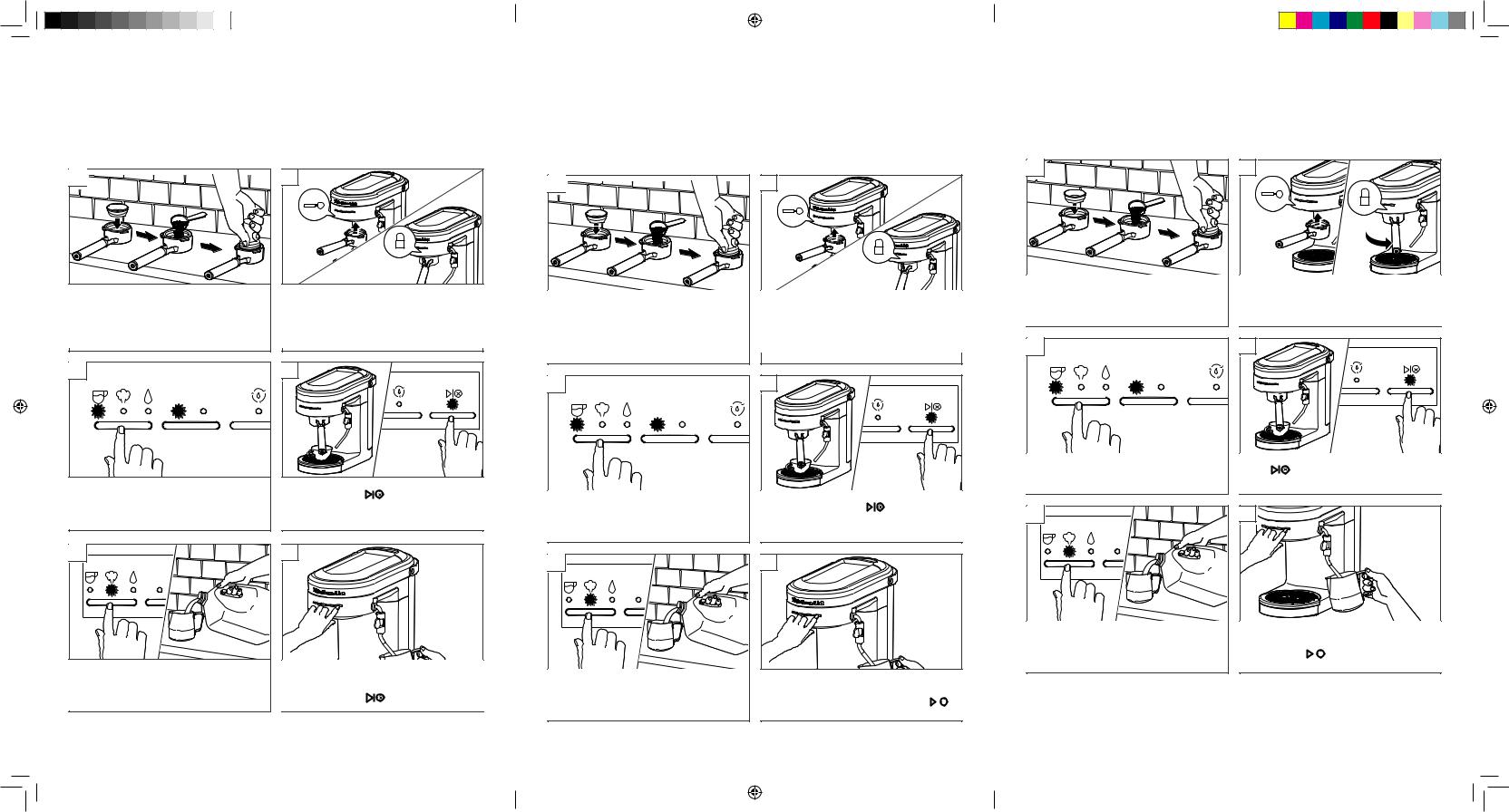 KITCHENAID KES6404BM, KES6404DG, KES6404DUBM, KES6404MH, KES6504BK Quick Reference Guide