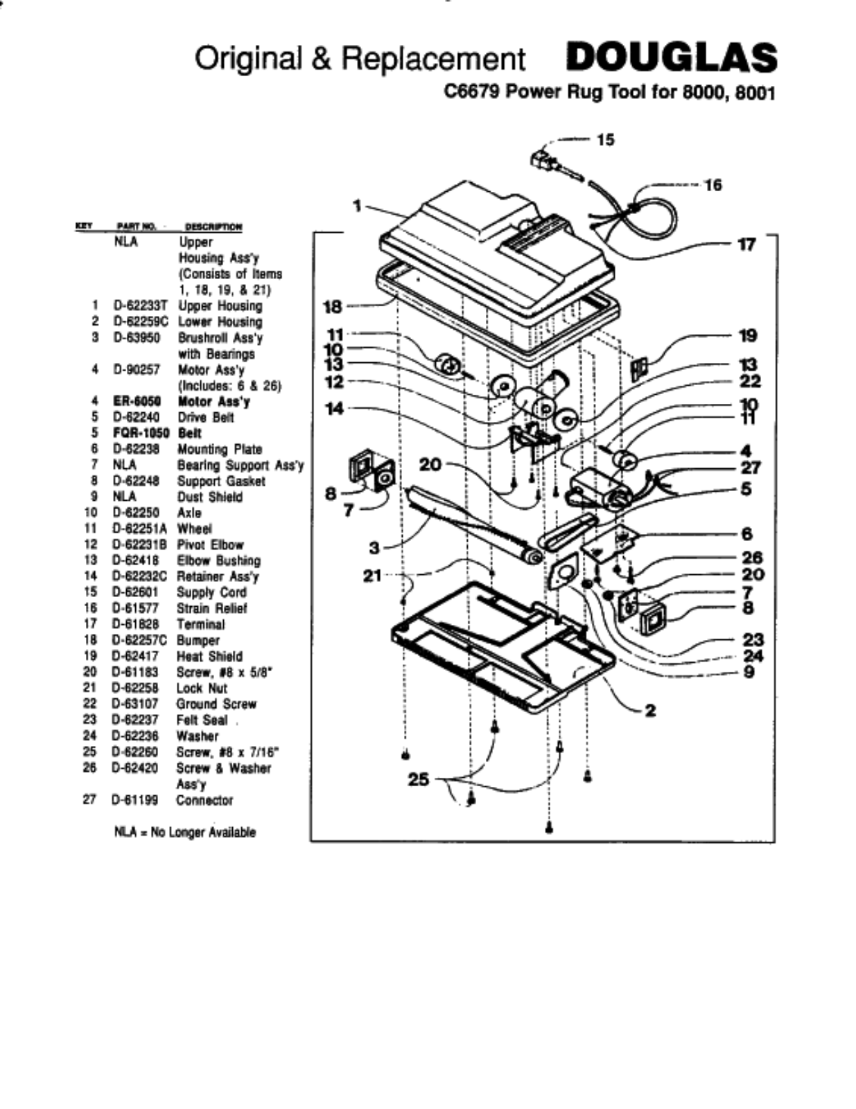 Douglas C6679 Owner's Manual