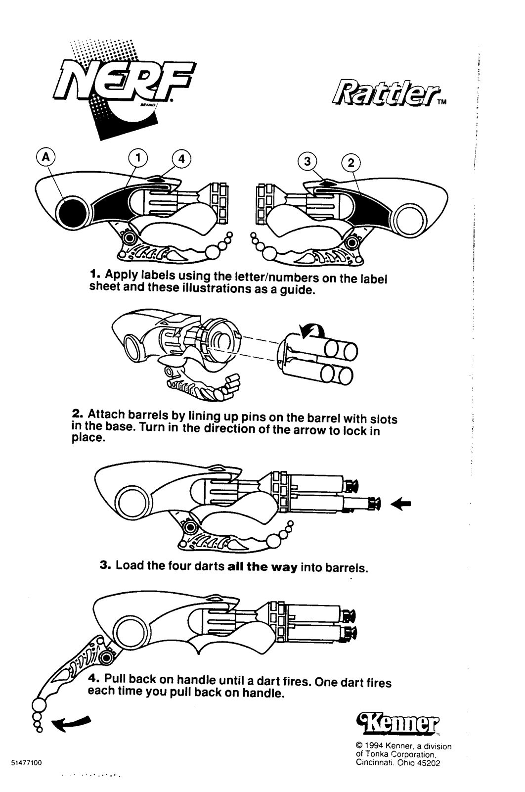 HASBRO Nerf Rattler User Manual