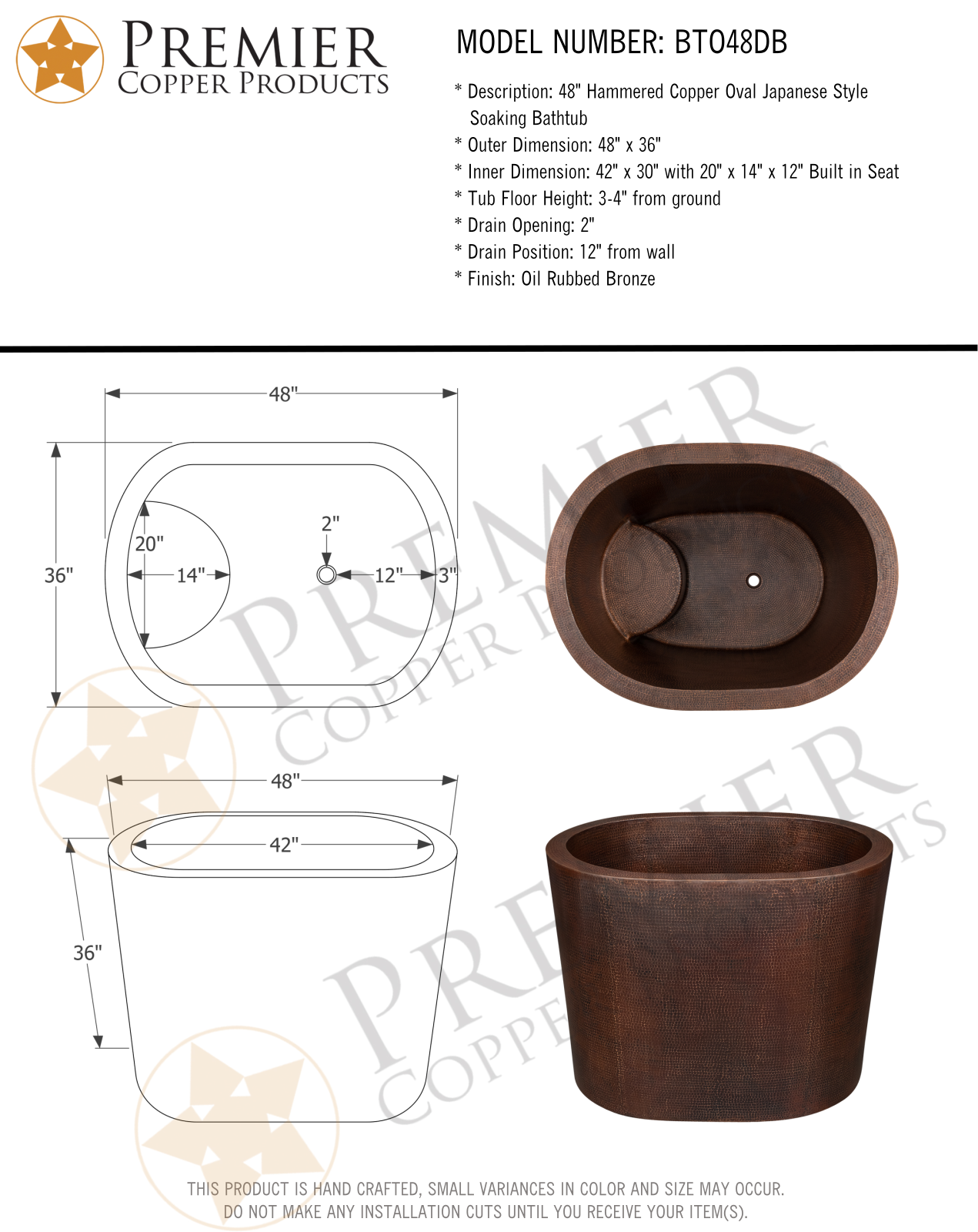 Premier Copper Products IER10121 w - ManualMachine.com