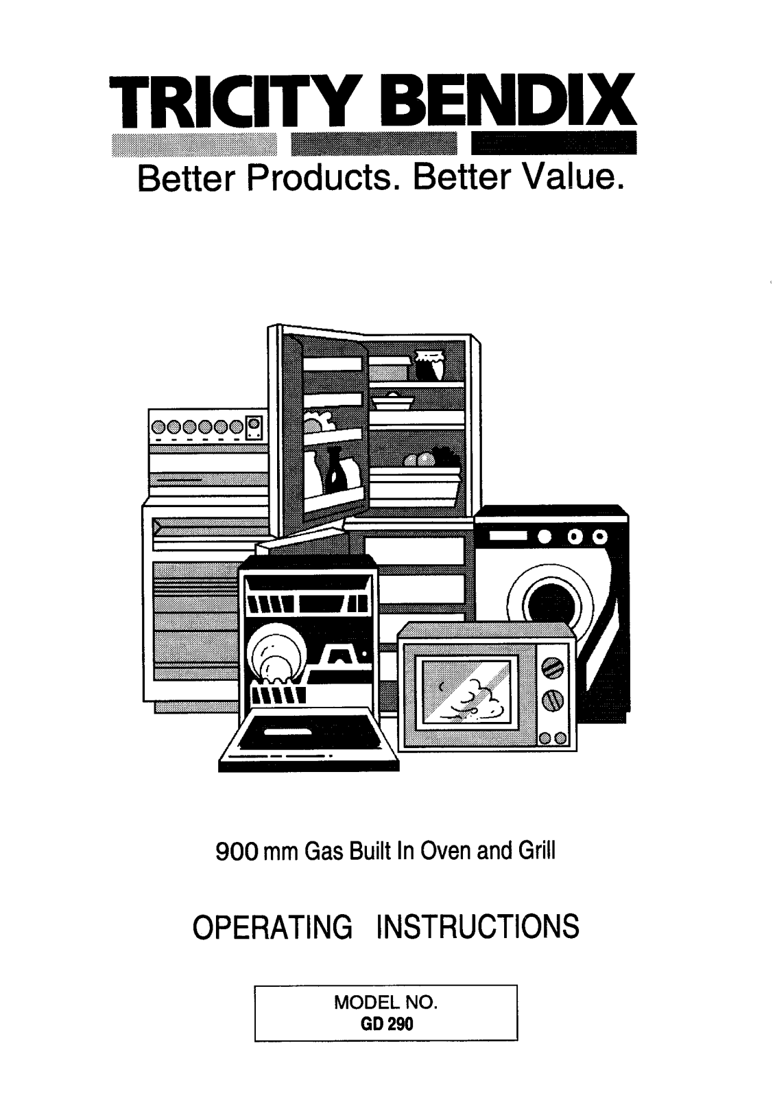 TRICITY BENDIX GD290W, GD290 User Manual