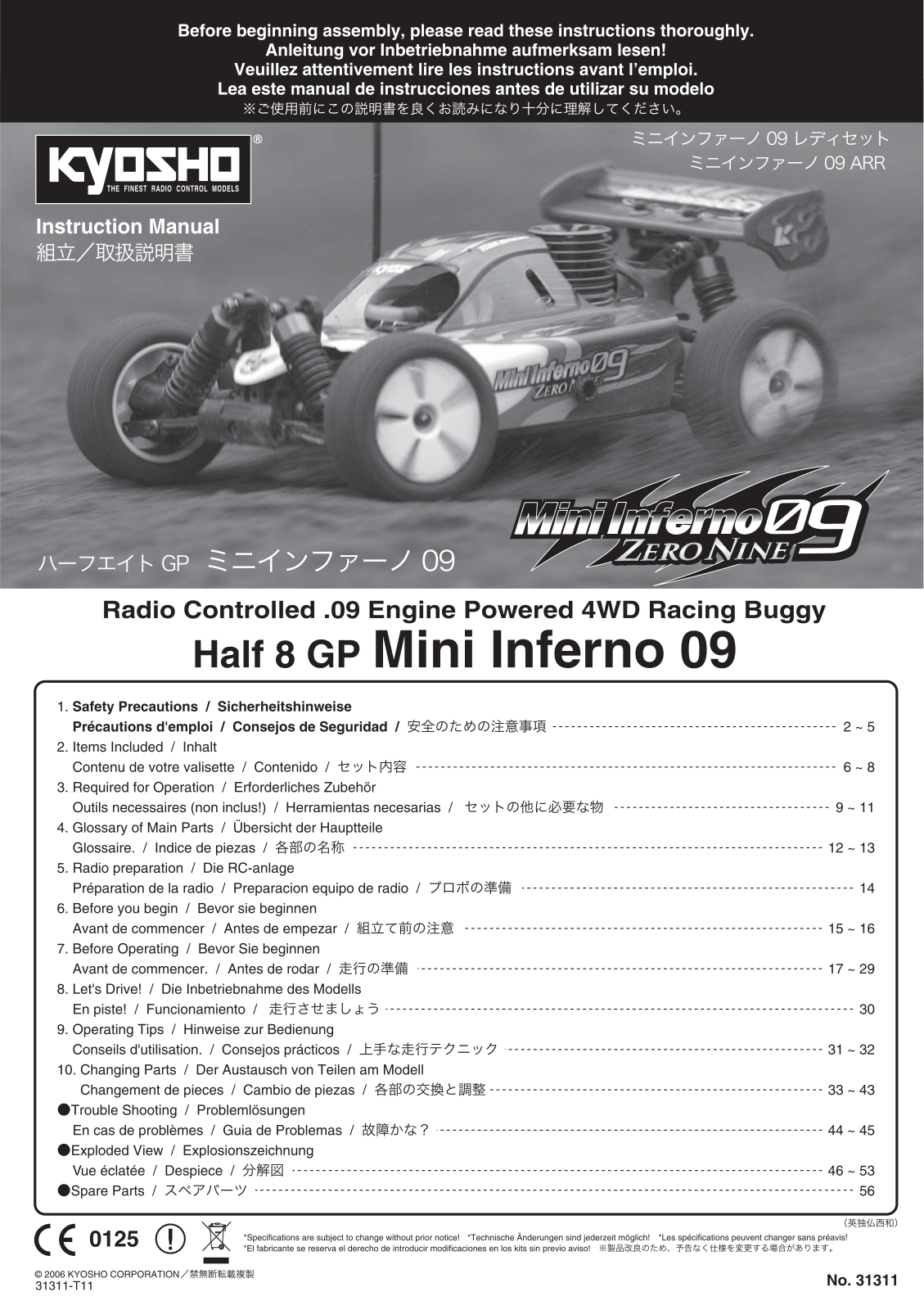 KYOSHO MINI INFERNO 09 User Manual