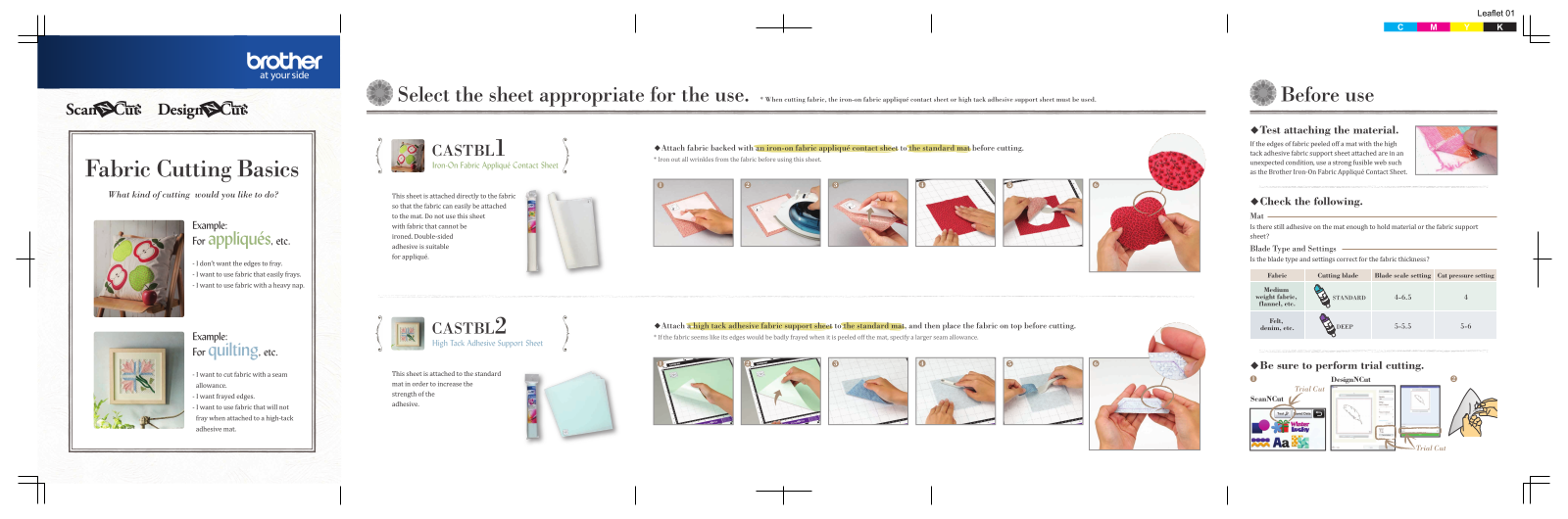 Brother CM100DM Quick Reference Poster