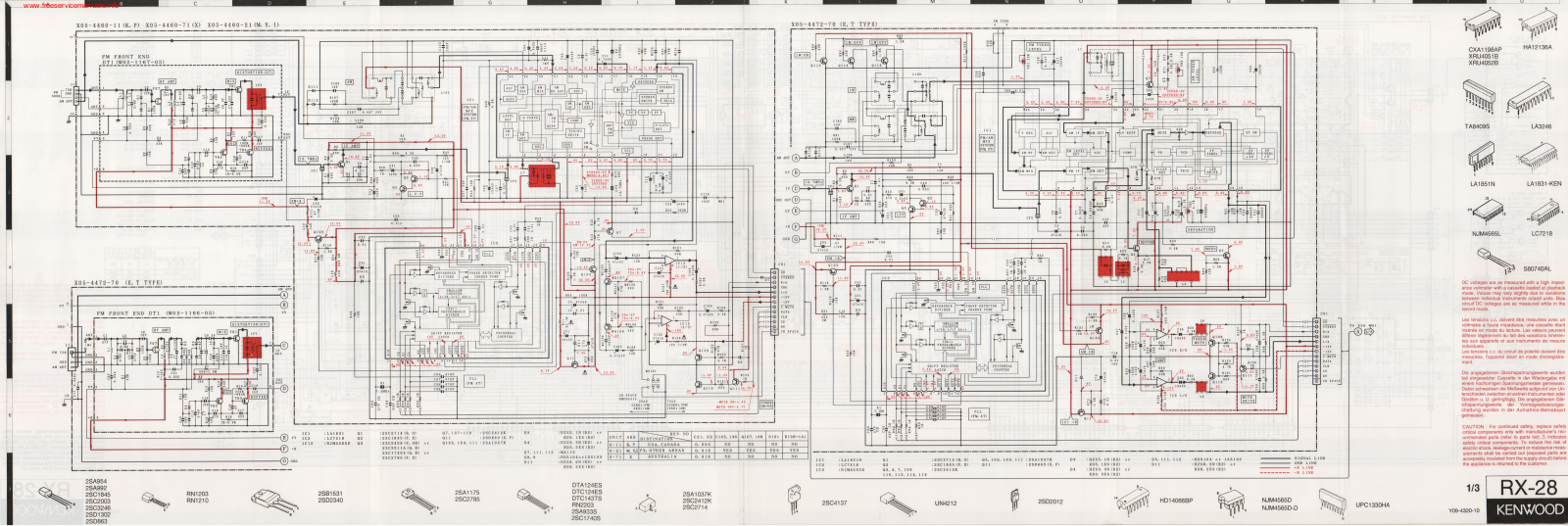 Kenwood RX-28 Schematic