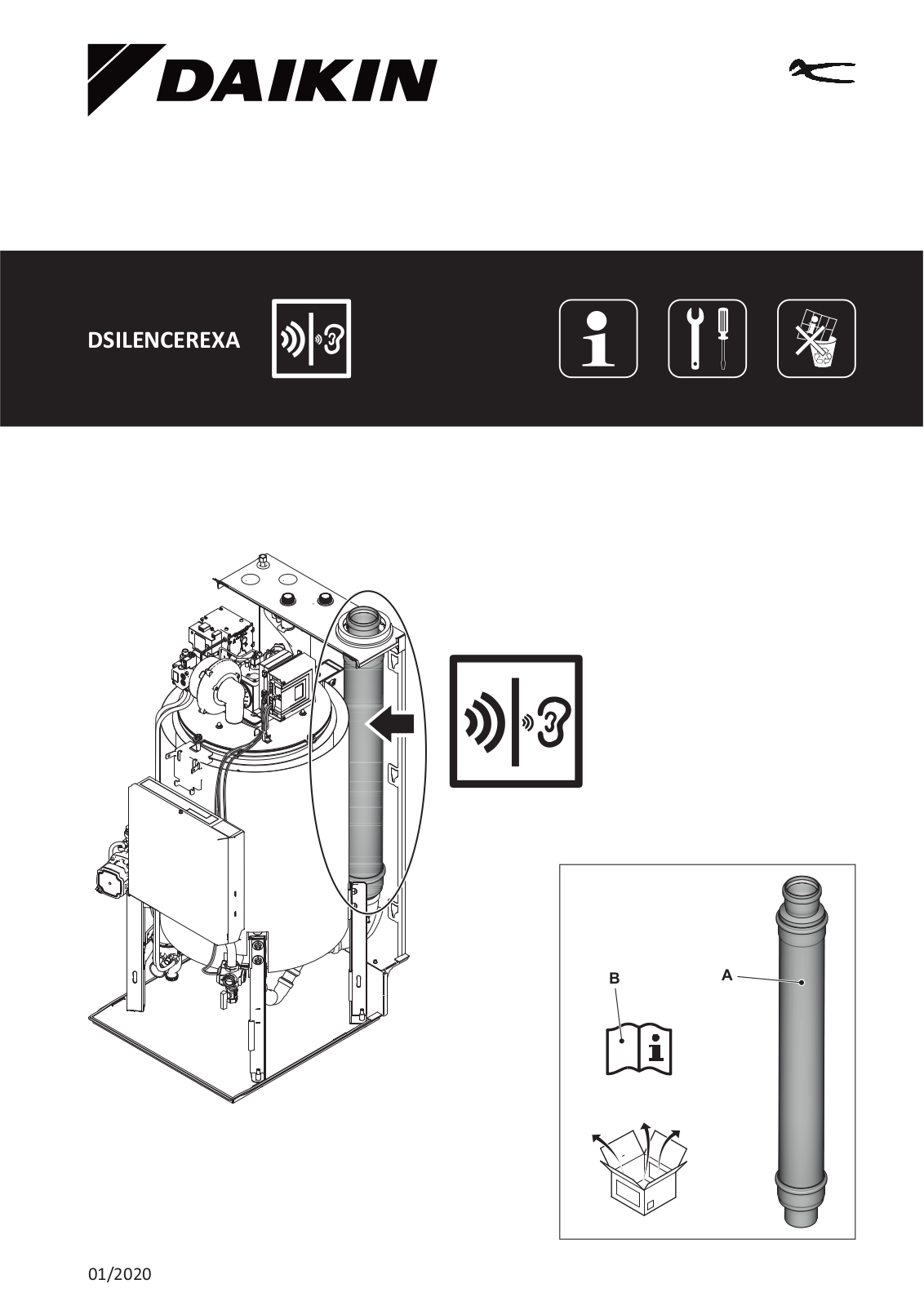 Daikin DSILENCEREXA Installation manuals