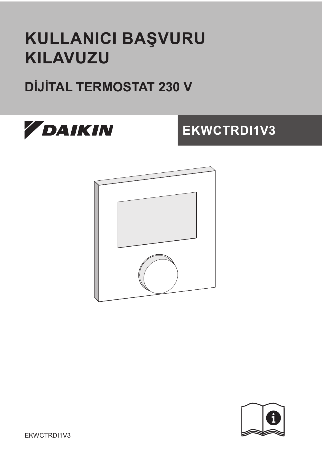 Daikin EKWCTRDI1V3 User reference guide