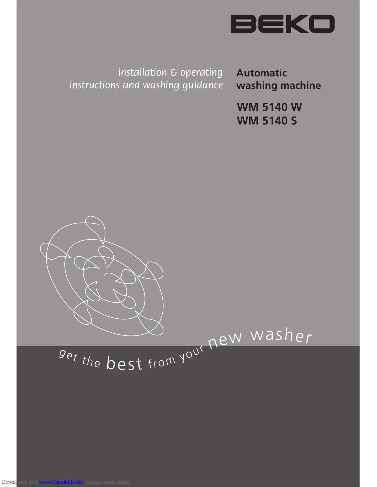 Beko WM 5140 W, WM 6120 S User Manual