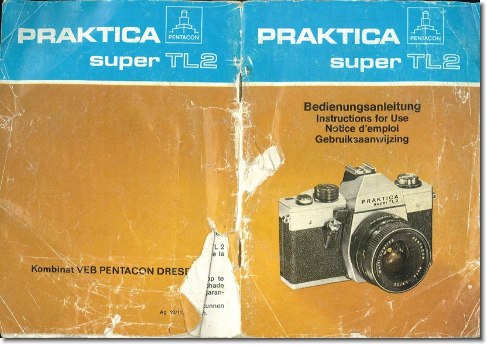 Pentacon Super TL2 Instructions - ManualMachine.com