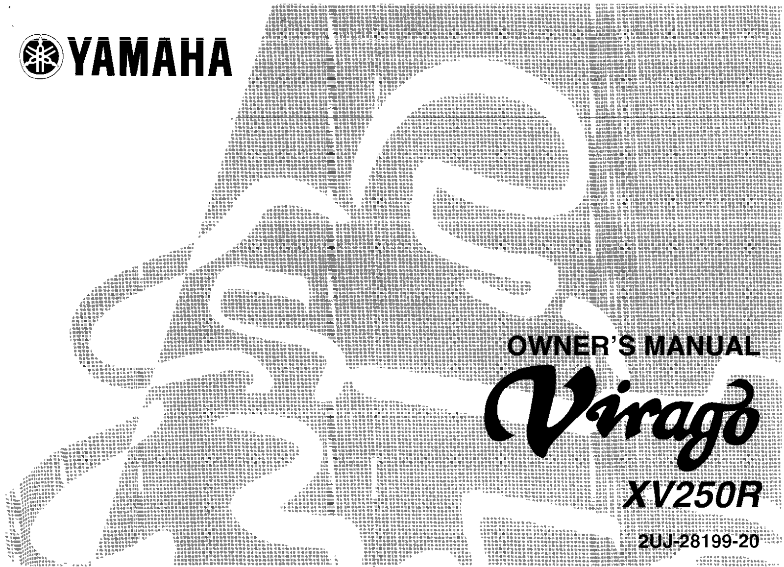 Yamaha XV250 R 2003 Owner's manual