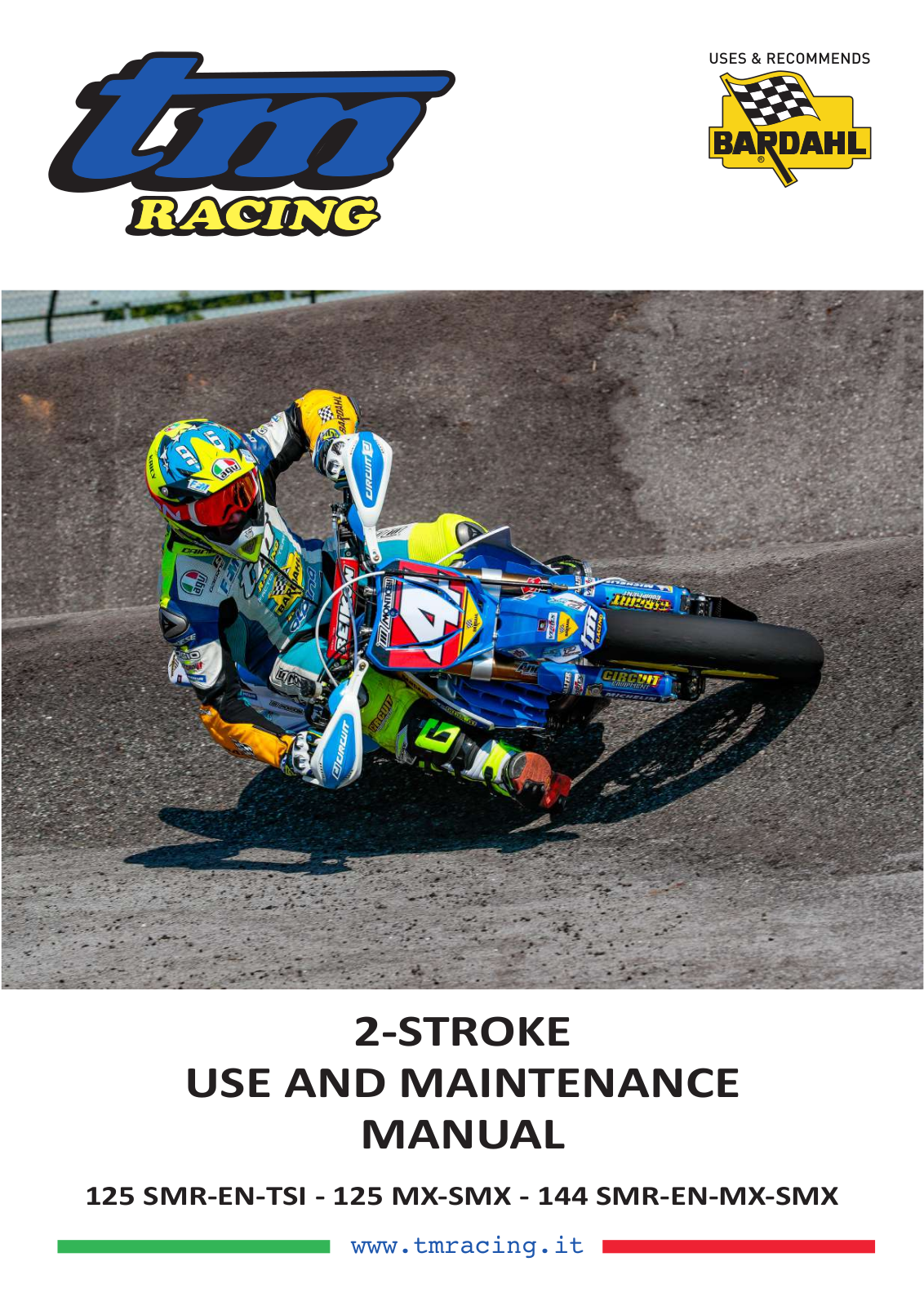 TM RACING 125 SMR-EN-TSI, 125 MX-SMX, 144 SMR-EN-MX-SMX User Manual