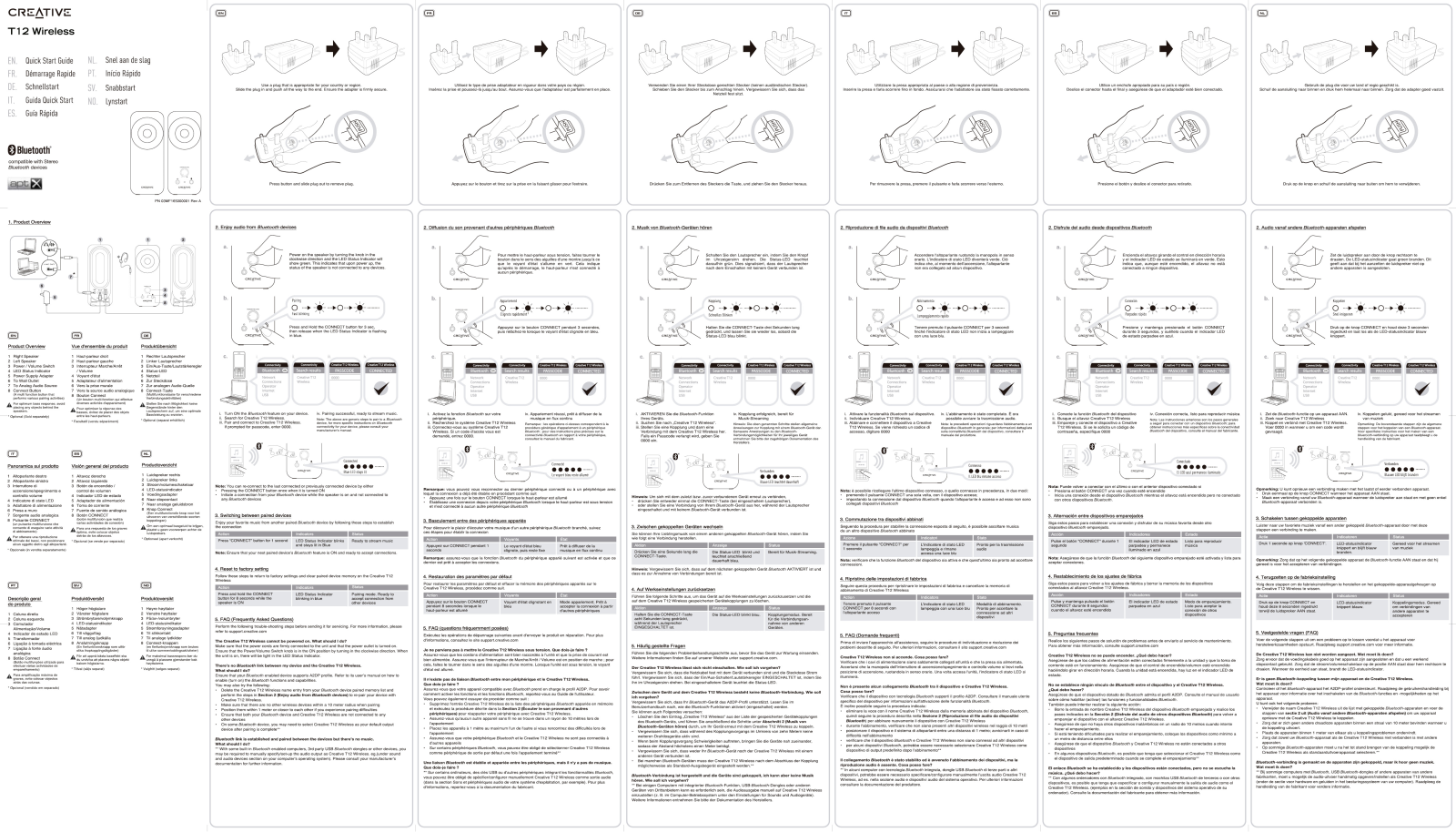 CREATIVE T12 User Manual