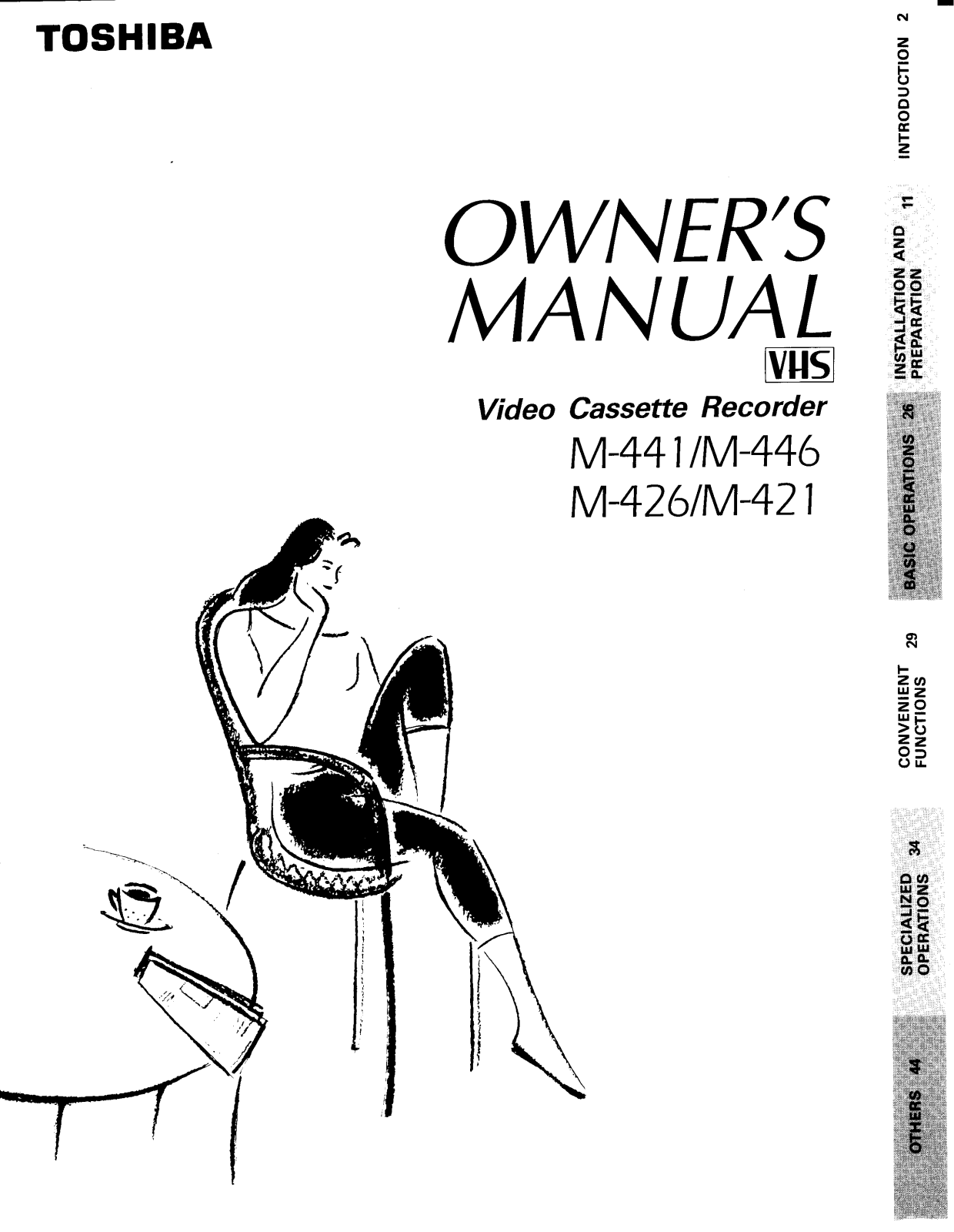 Toshiba M446, M421, M441, M426 User Manual