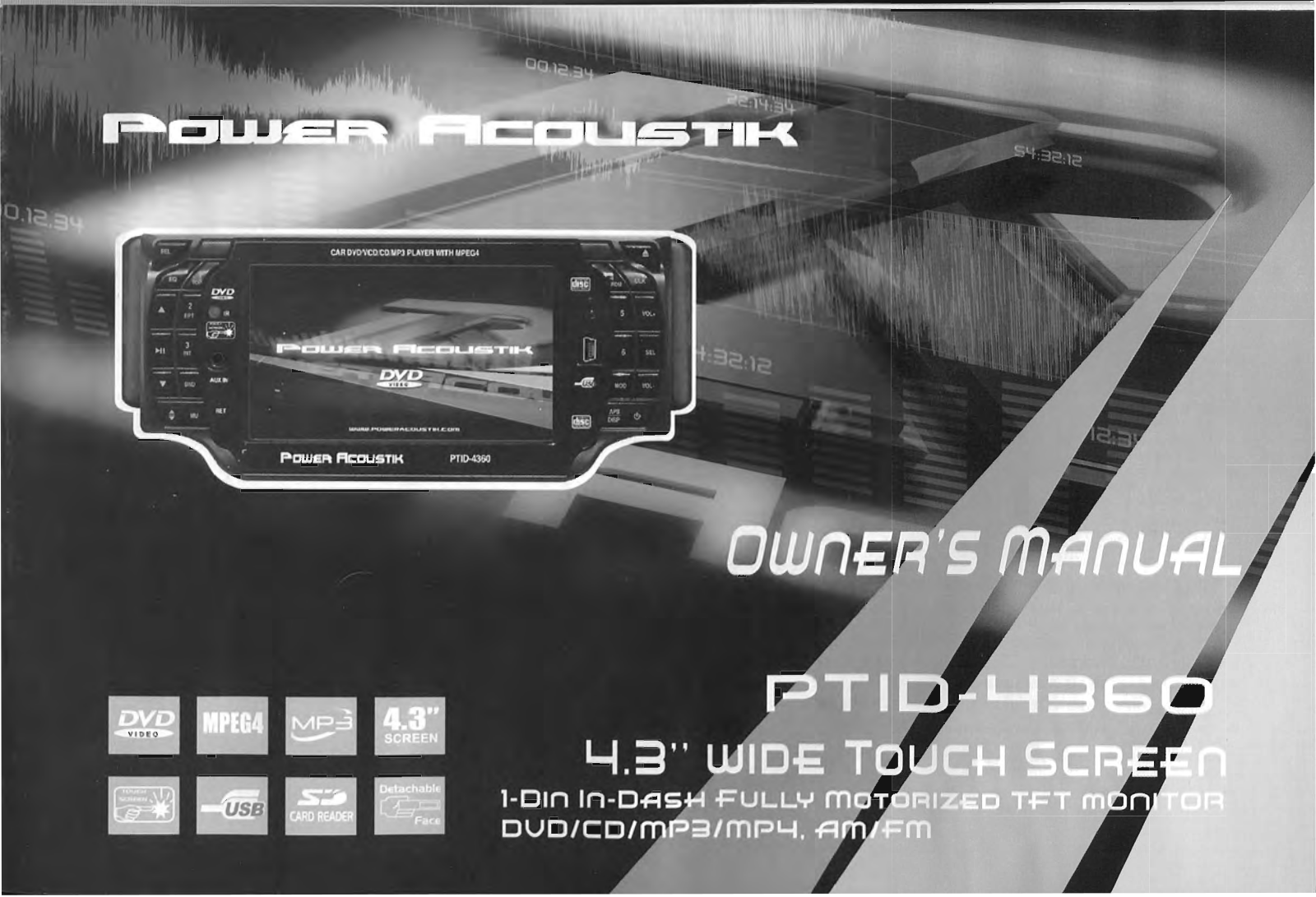 Power Acoustik PTID-4360 Owners Manual