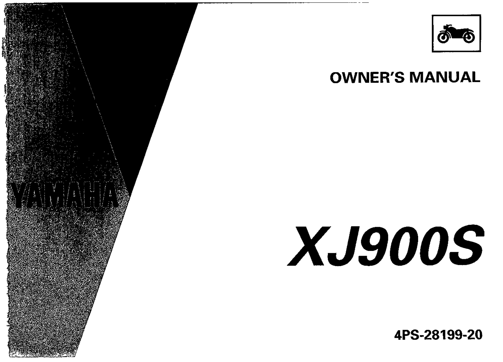 Yamaha XJ900 S 1995 Owner's manual