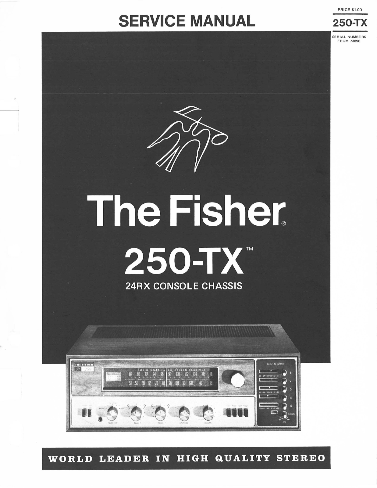 Fisher 250-TX Service manual