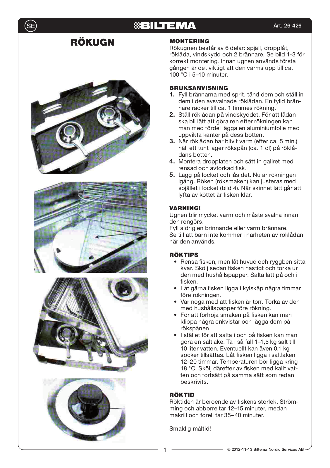 Biltema 26-426 User Manual