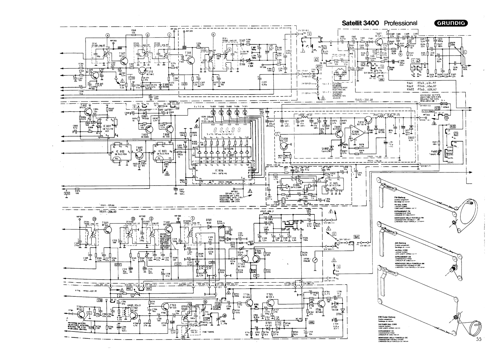 Grundig 3400 schematic