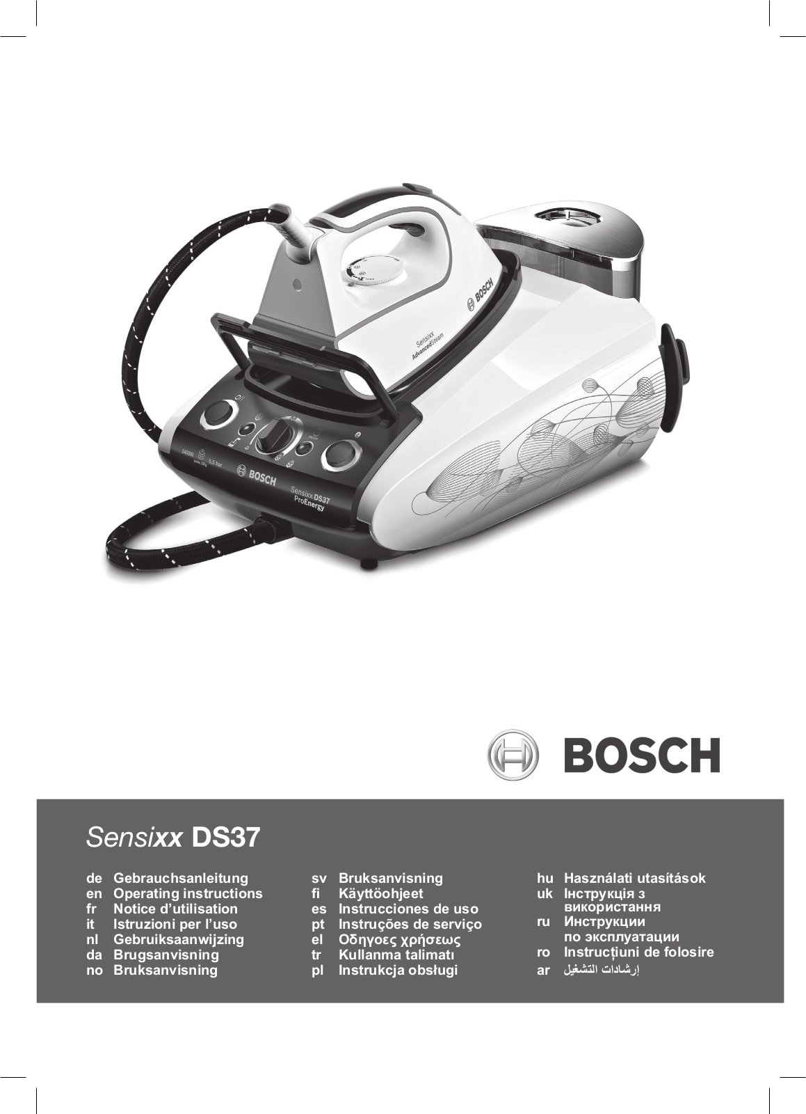 BOSCH TDS373117P, TDS372810T User Manual