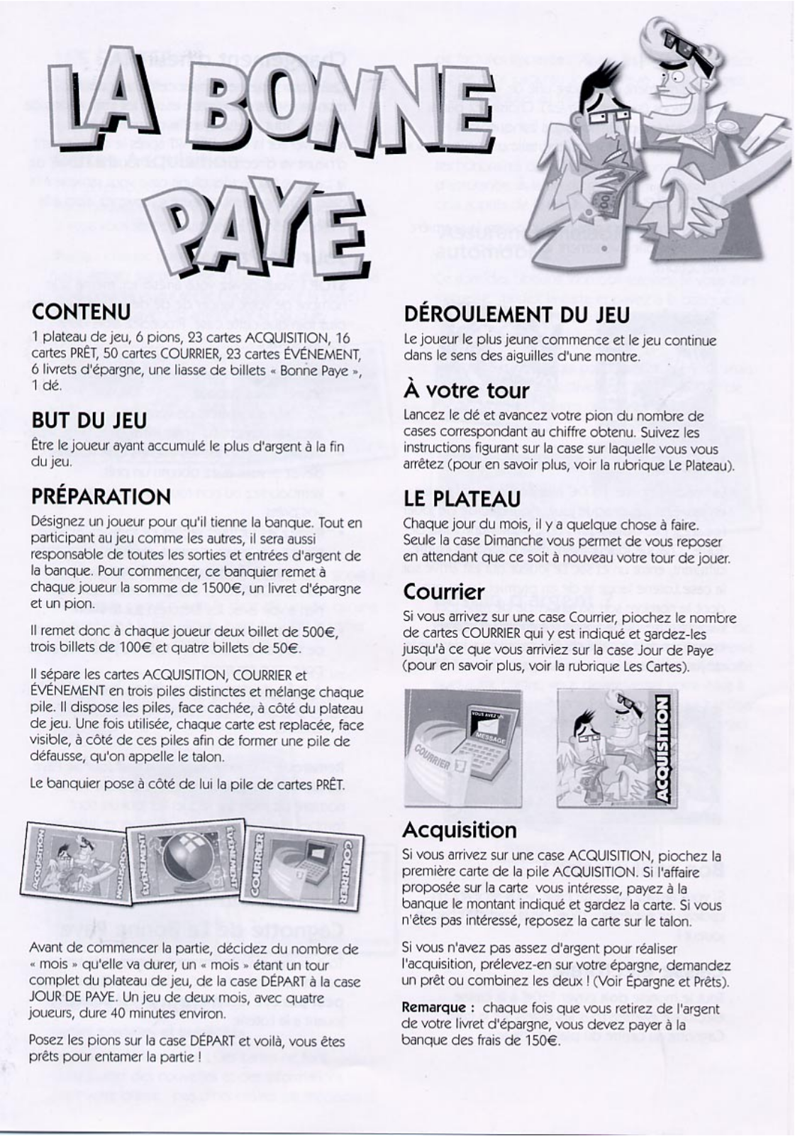 HASBRO La Bonne Paye User Manual