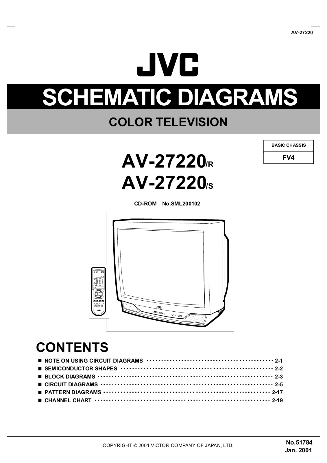 JVC AV-27220 Schematic