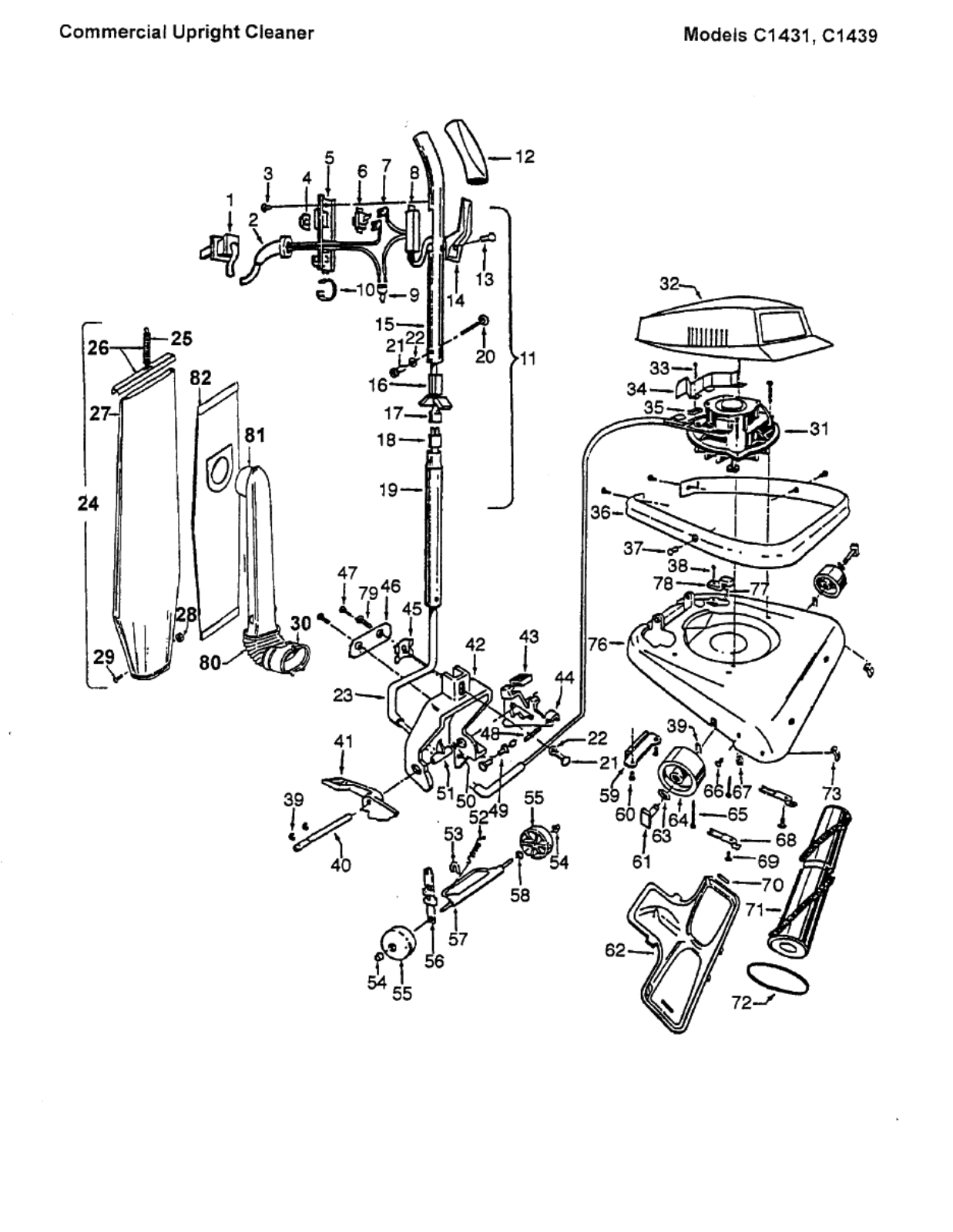 Hoover C1431 Owner's Manual