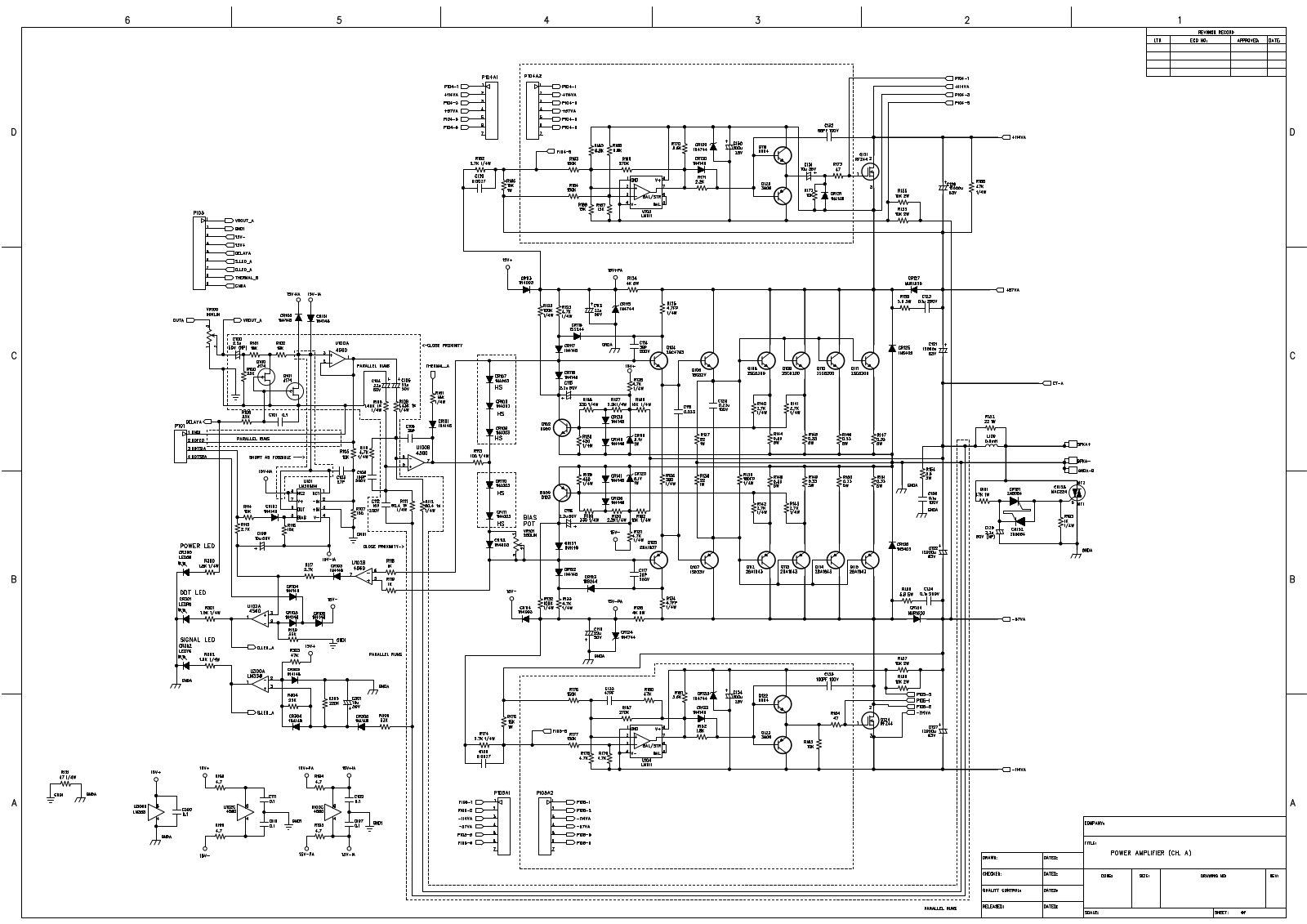 Crest cpx 1500 Schematic