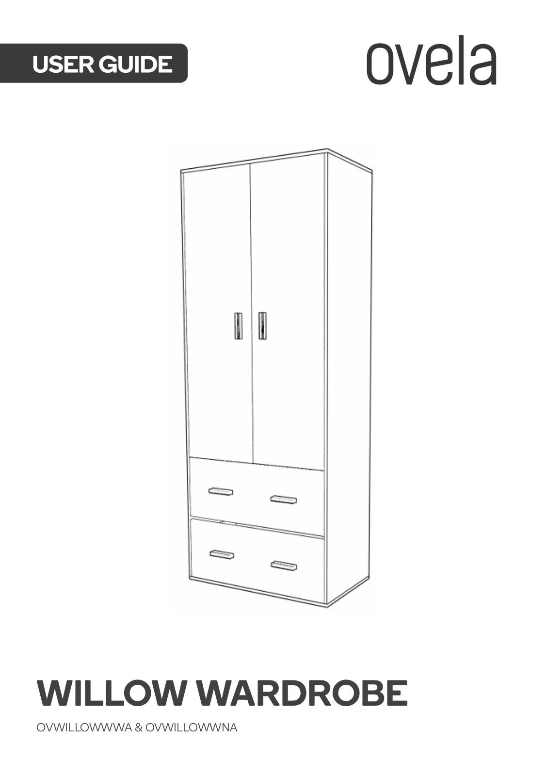 Ovela OVWILLOWWWA, OVWILLOWWNA User guide - ManualMachine.com