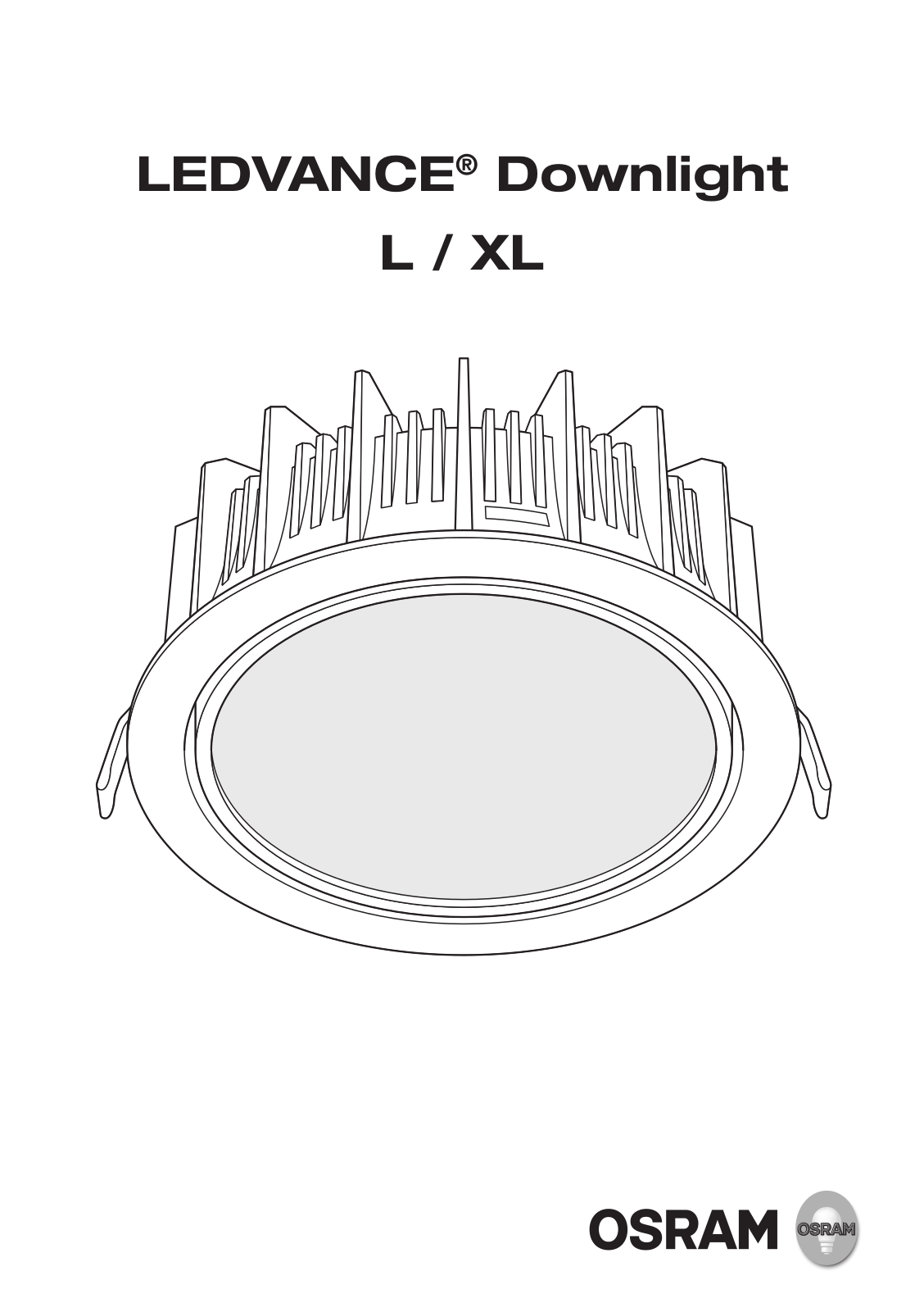 OSRAM LEDVANCE DOWNLIGHT L User Manual