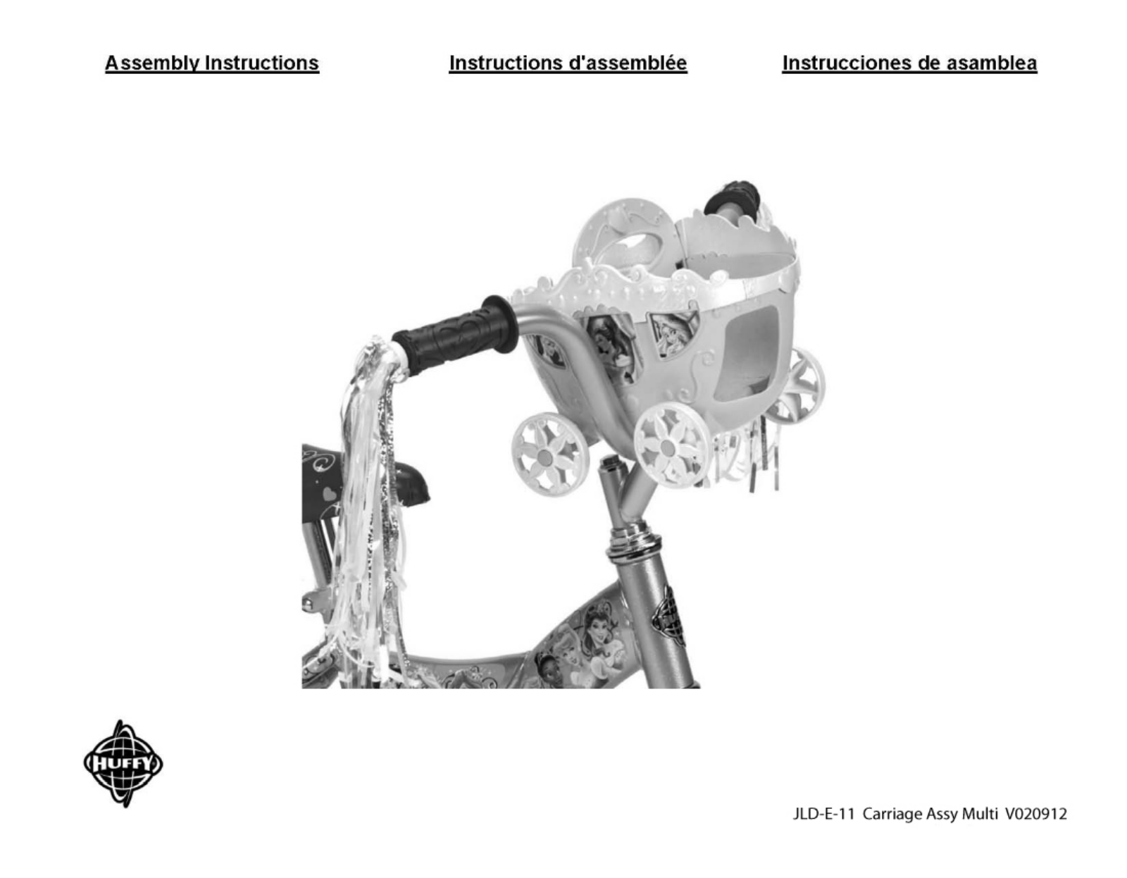 Huffy Handlebar Doll Carriage Owner's Manual