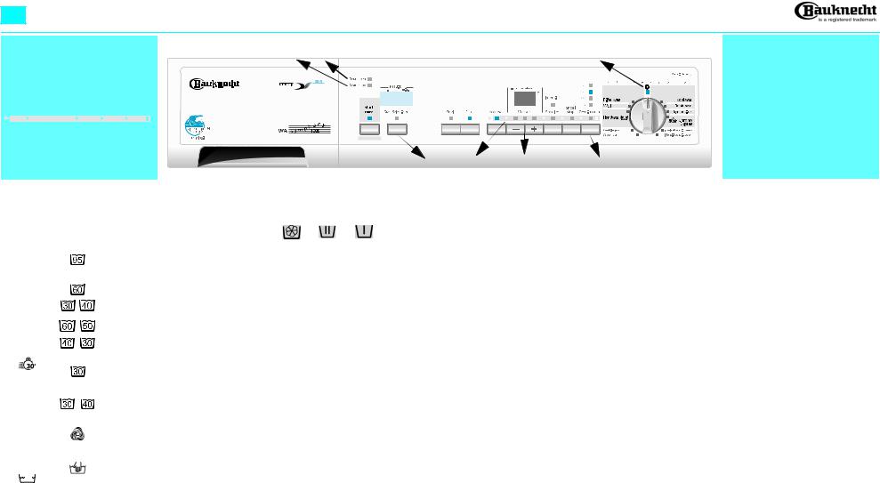 Whirlpool WA SYMPHONY1000 INSTRUCTION FOR USE