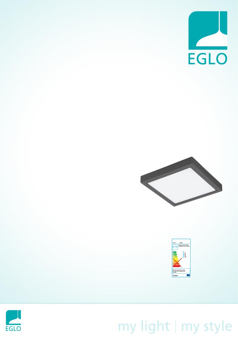 Eglo 96495 Service Manual