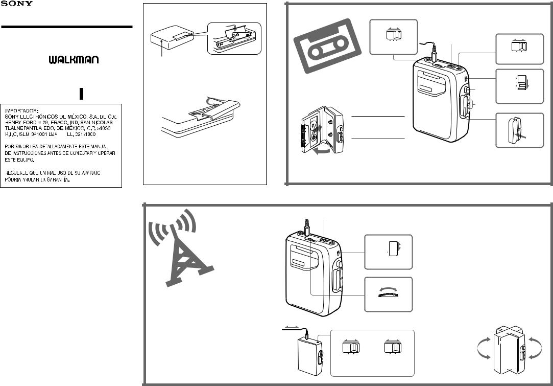 Sony WM-FX141 User Manual