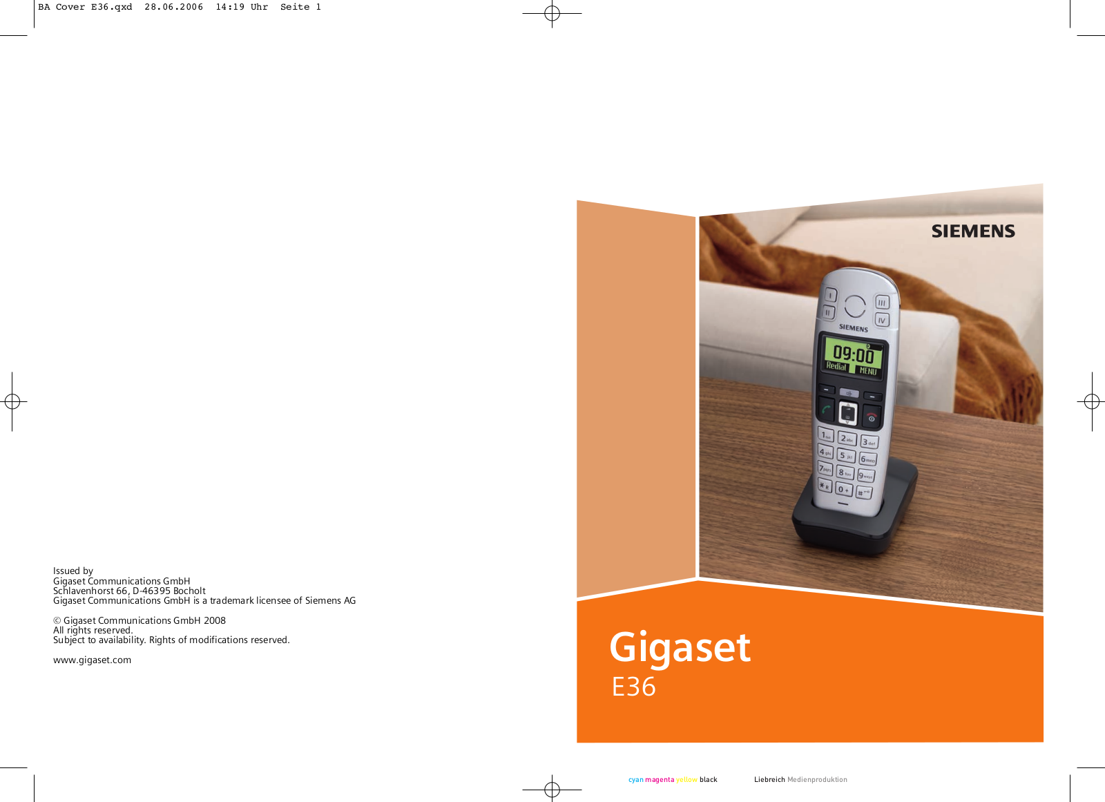 Gigaset E36 User Manual