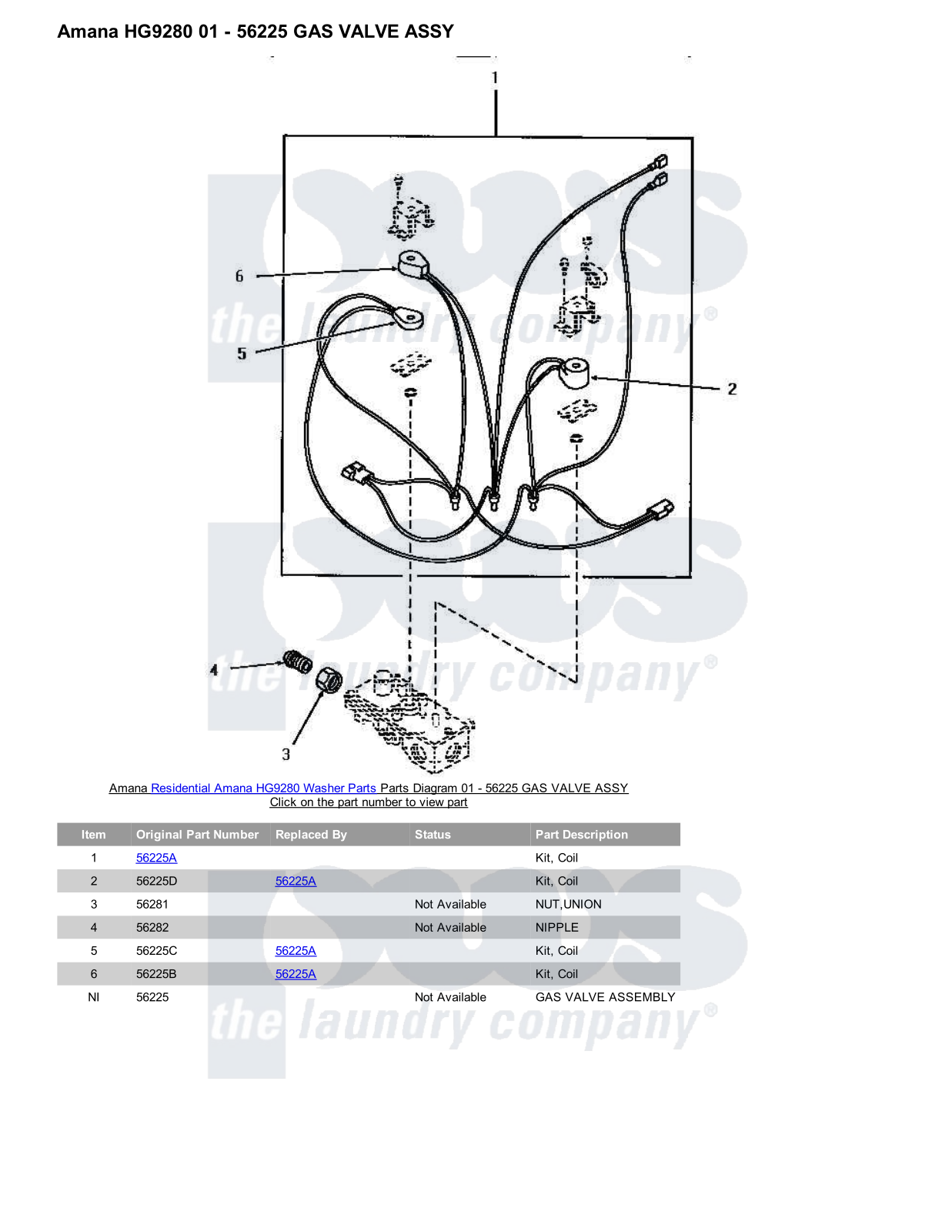 Amana HG9280 Parts Diagram