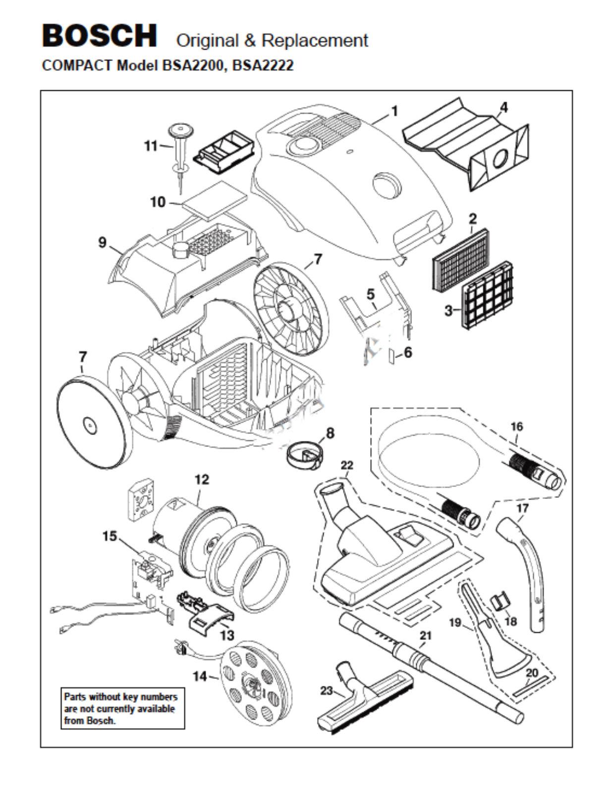 Bosch Bsa2222 Owner's Manual