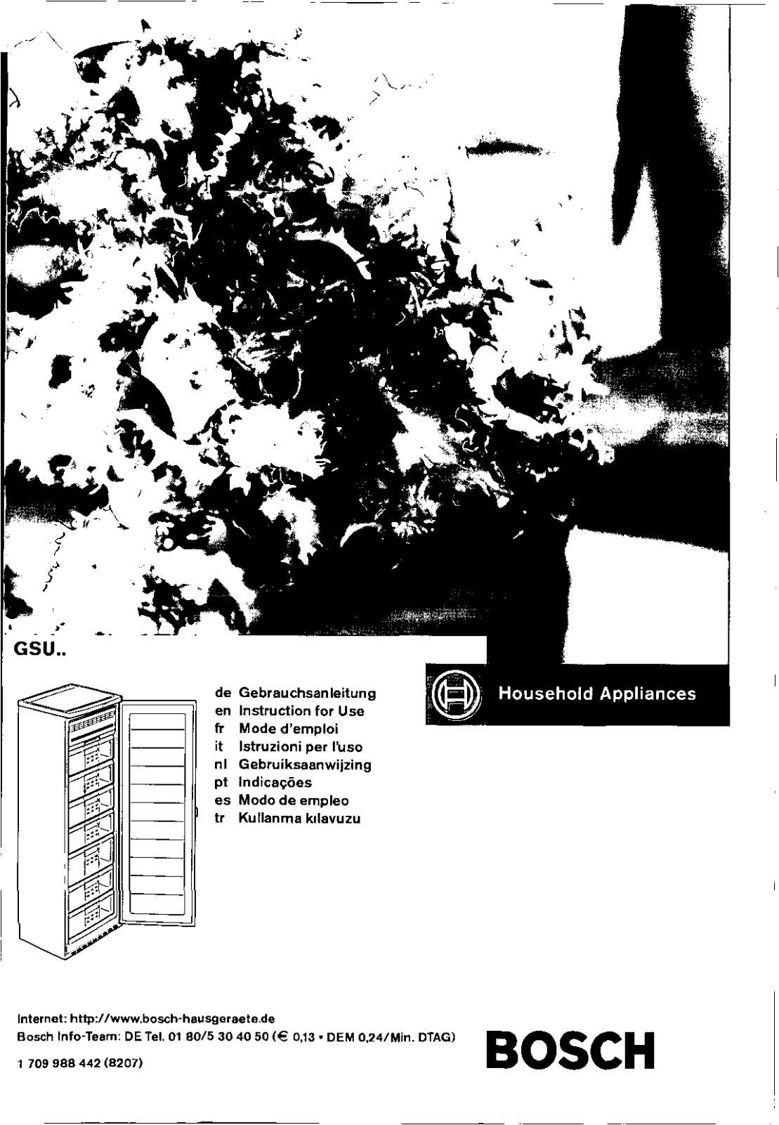 BOSCH GSU34421 User Manual