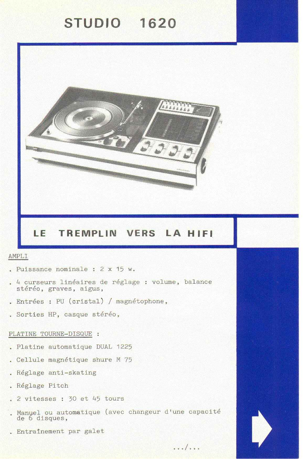 Grundig Studio-1620 Schematic